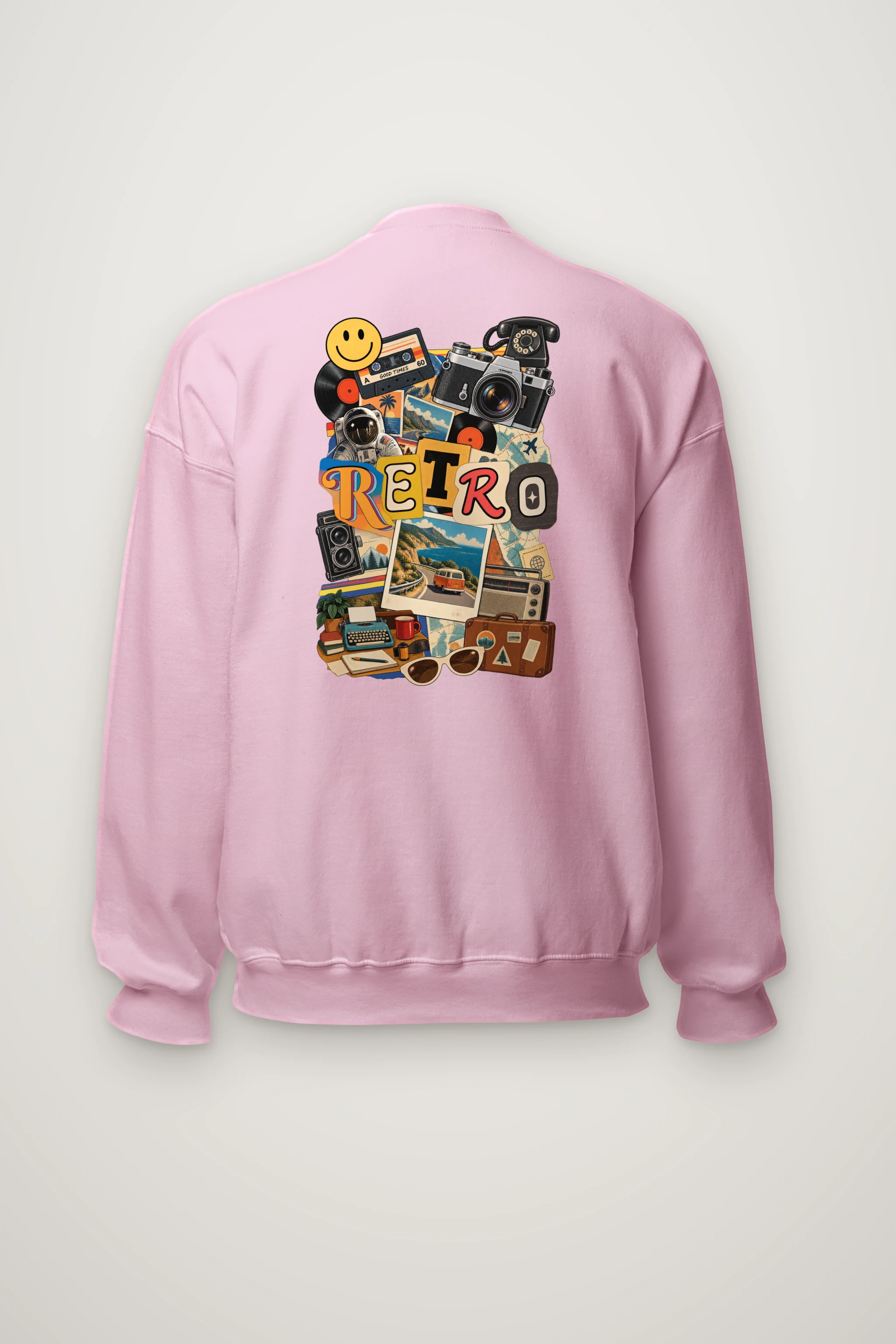 "Retro Good Times" Heavy Blend Unisex Crewneck Sweatshirt