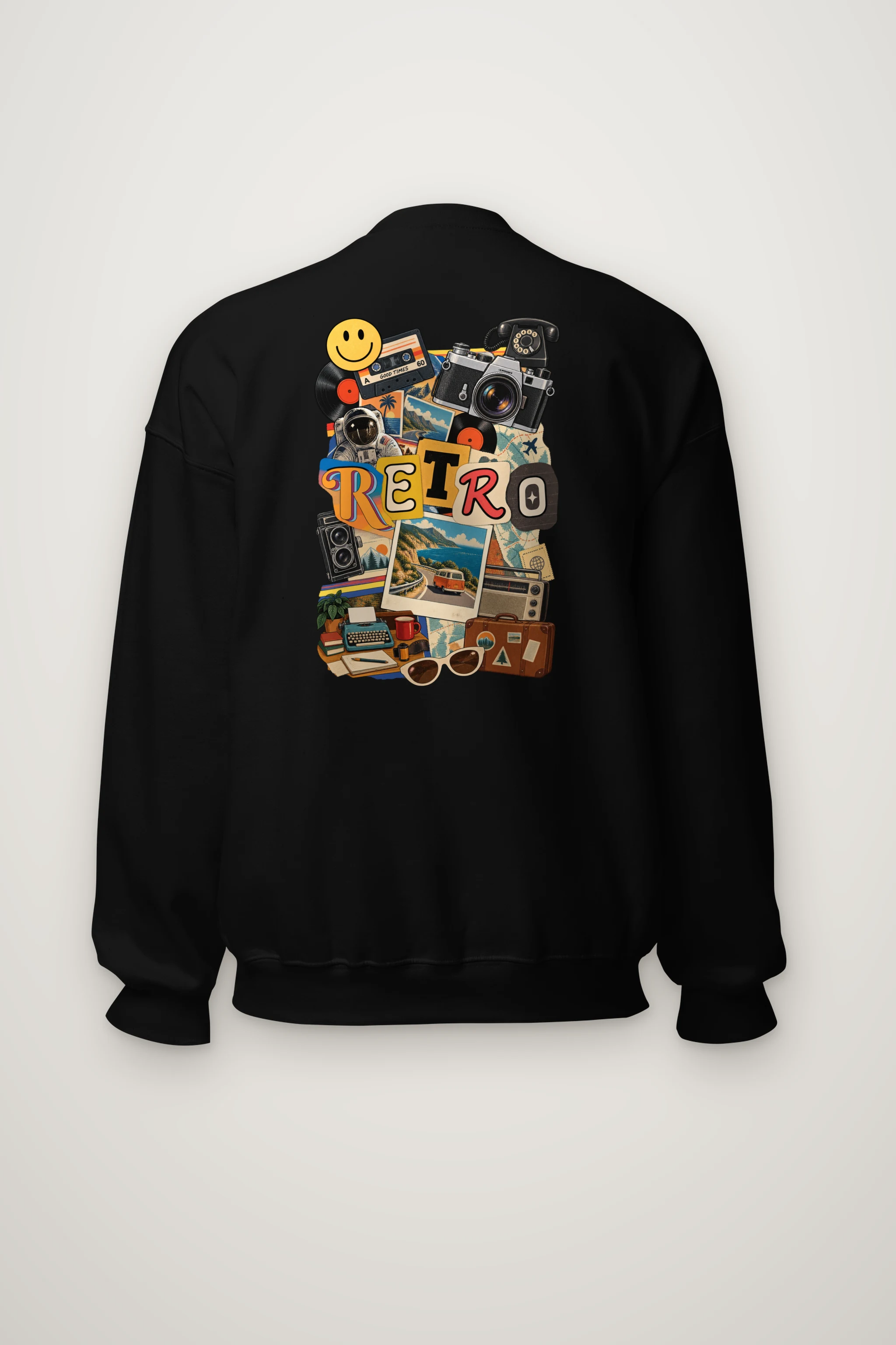 "Retro Good Times" Heavy Blend Unisex Crewneck Sweatshirt