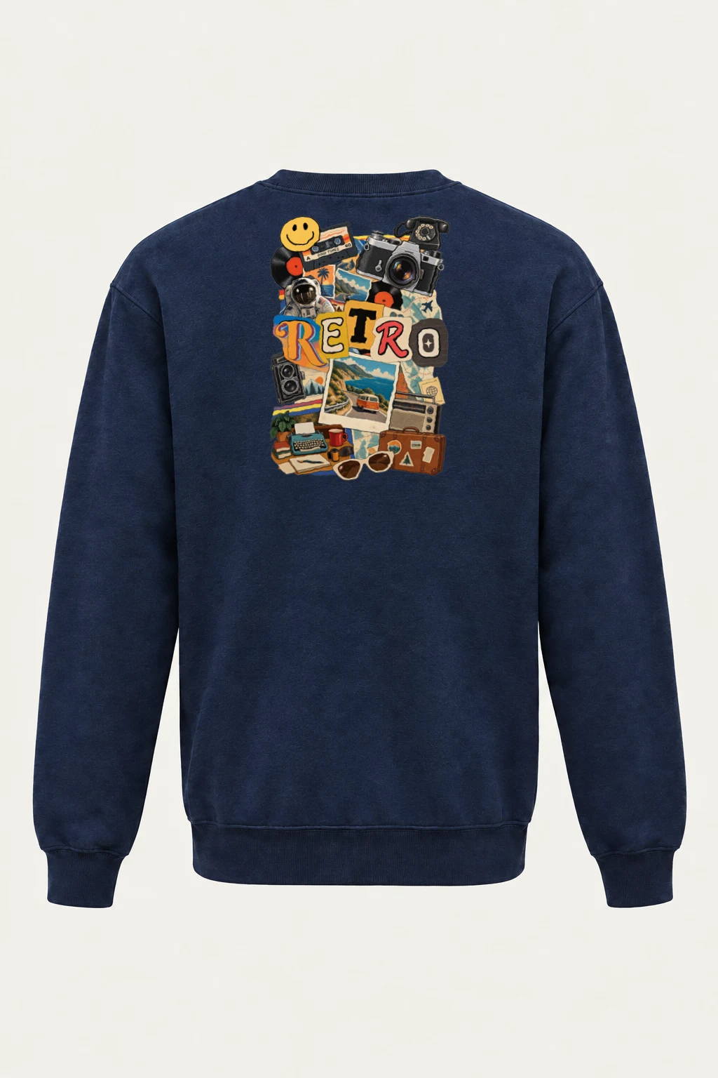 "Retro Good Times" Heavy Blend Unisex Crewneck Sweatshirt | Gildan 18000