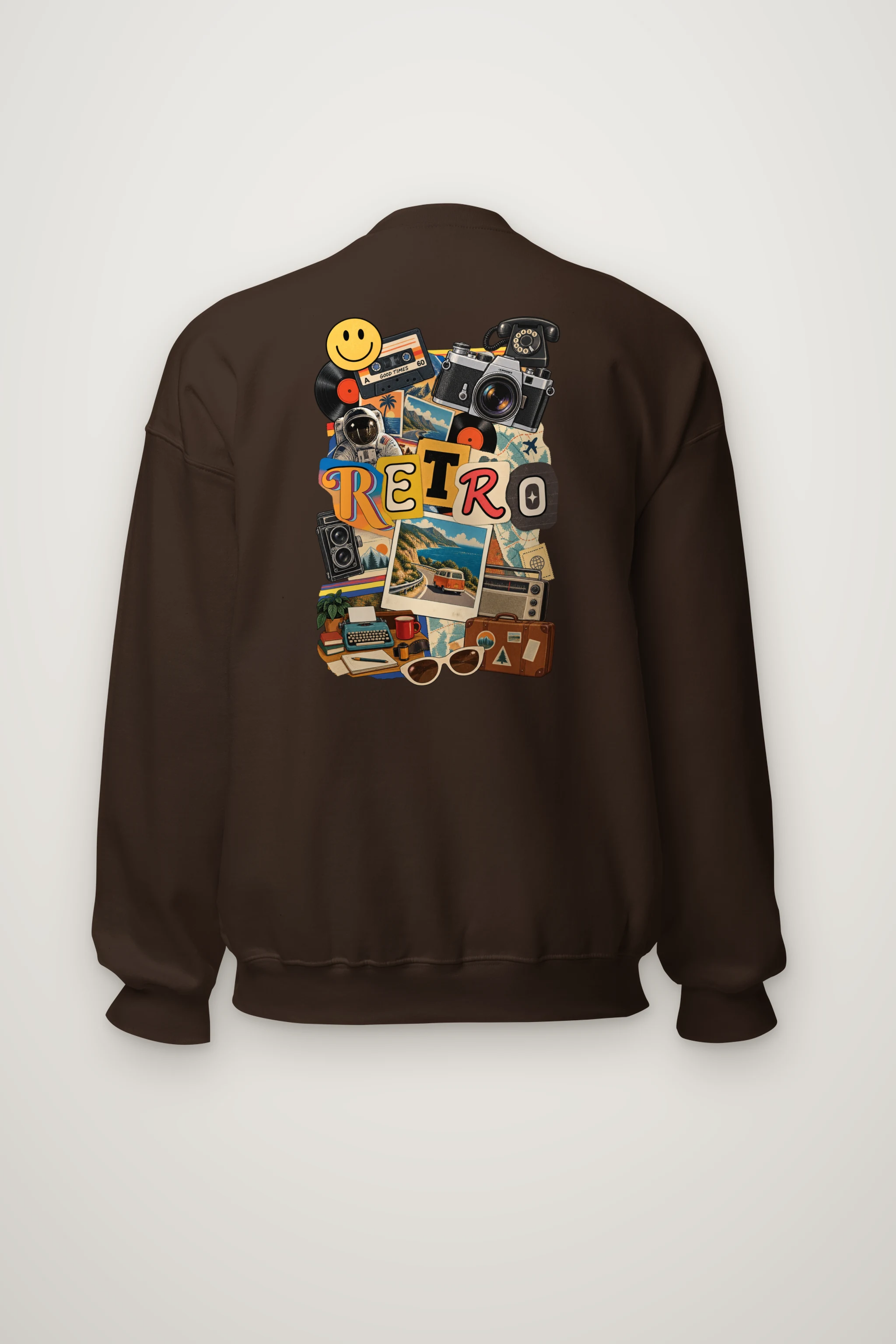 "Retro Good Times" Heavy Blend Unisex Crewneck Sweatshirt