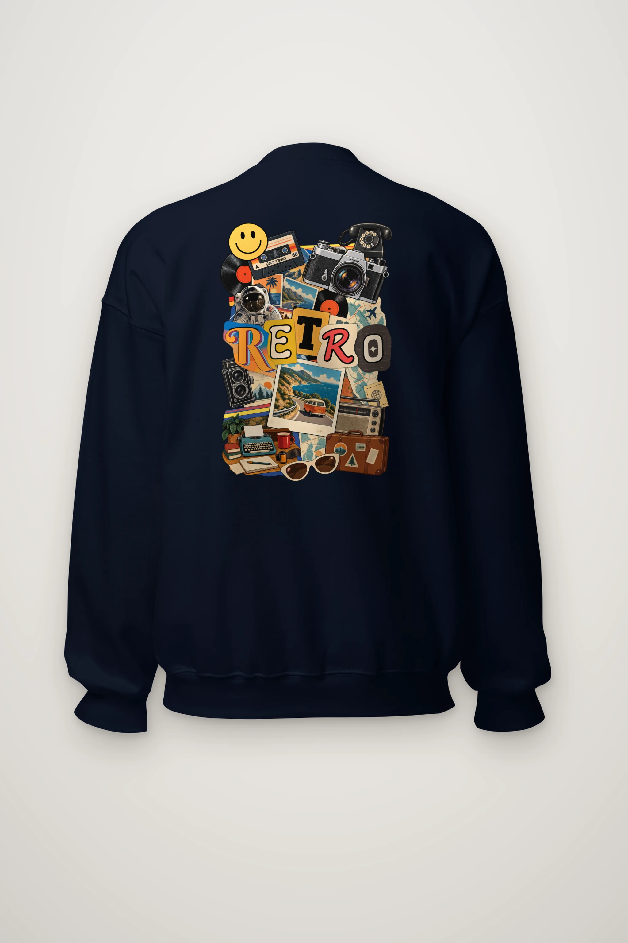 "Retro Good Times" Heavy Blend Unisex Crewneck Sweatshirt