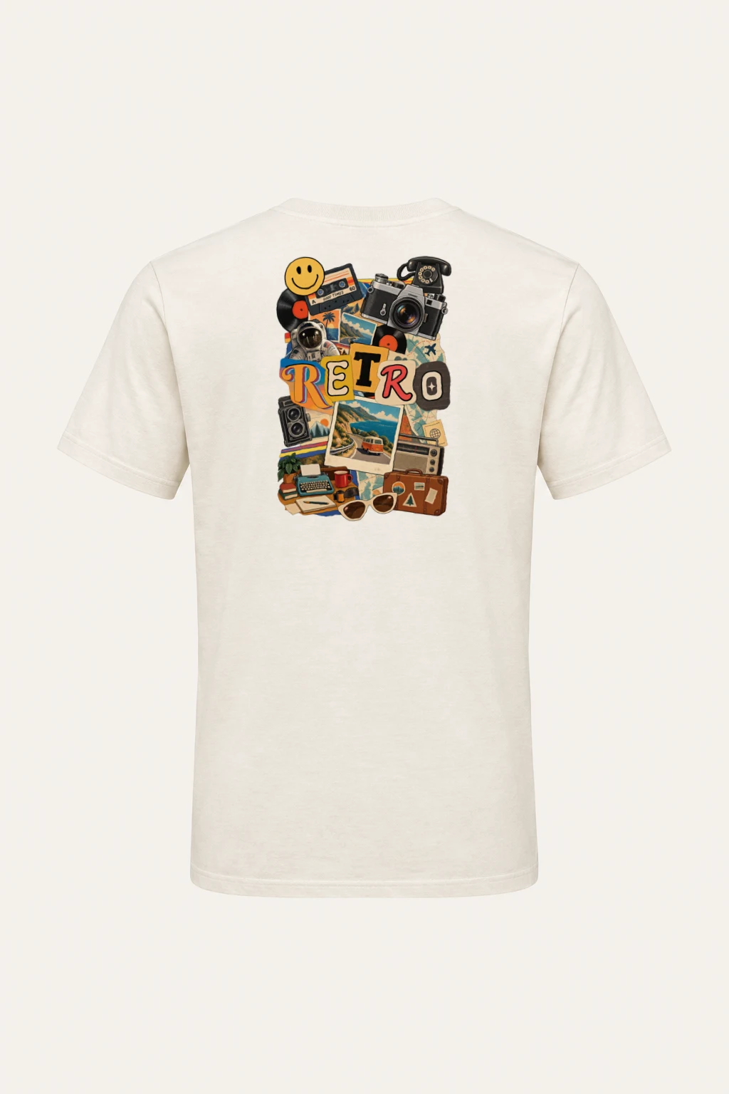 "Retro Good Times" Heavyweight Unisex Crewneck T-shirt | Gildan 5000