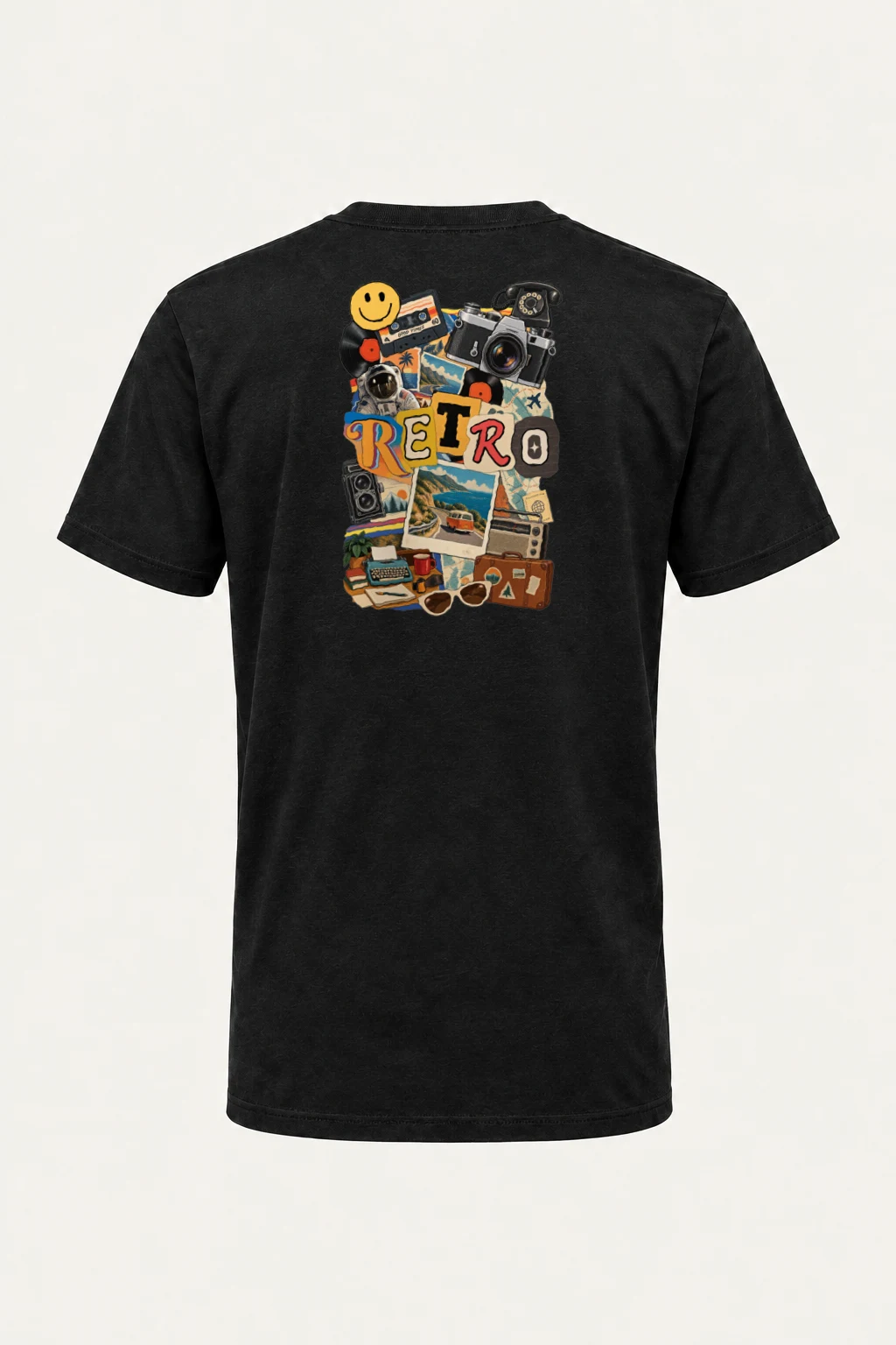 "Retro Good Times" Heavyweight Unisex Crewneck T-shirt | Gildan 5000