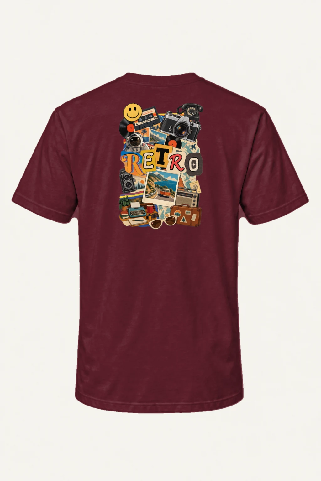 "Retro Good Times" Heavyweight Unisex Crewneck T-shirt | Gildan 5000