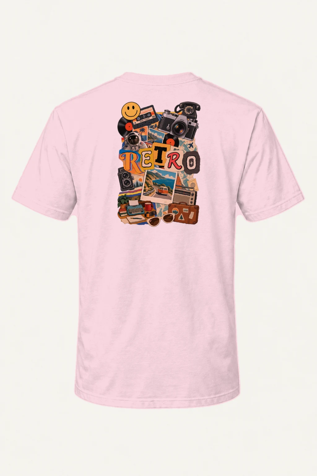 "Retro Good Times" Heavyweight Unisex Crewneck T-shirt | Gildan 5000