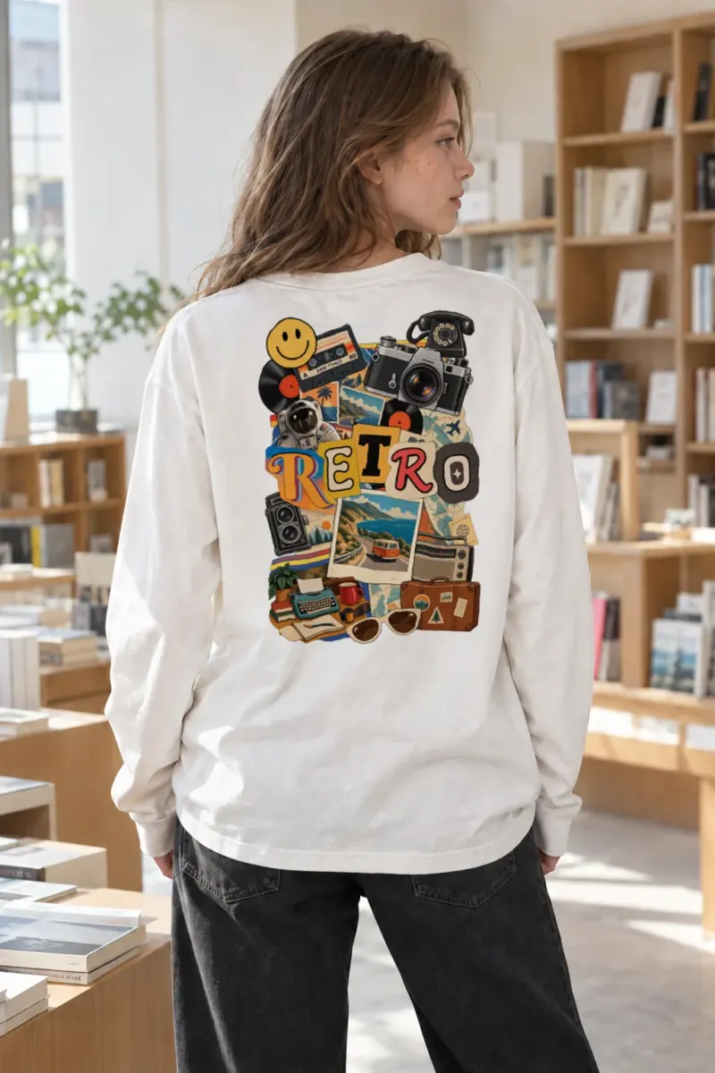 "Retro Good Times" Unisex Longsleeve T-shirt | Gildan 2400
