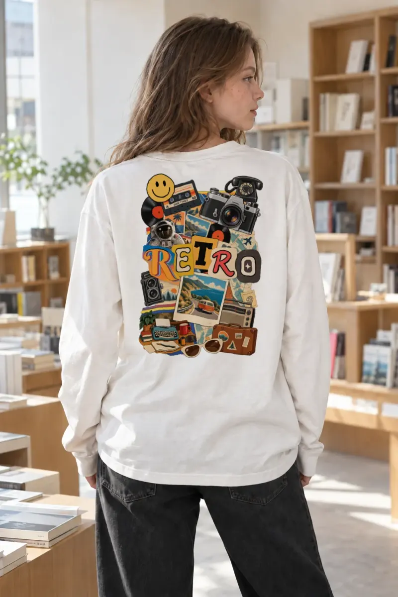 "Retro Good Times" Unisex Longsleeve T-shirt | Gildan 2400