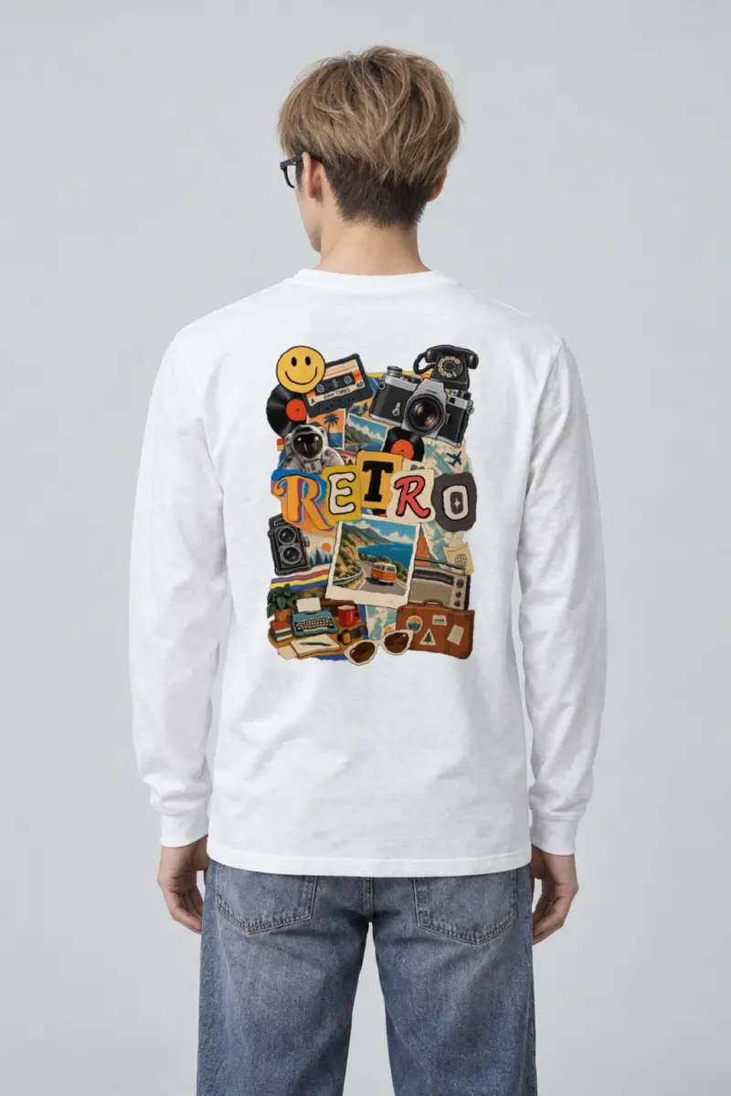 "Retro Good Times" Unisex Longsleeve T-shirt | Gildan 2400
