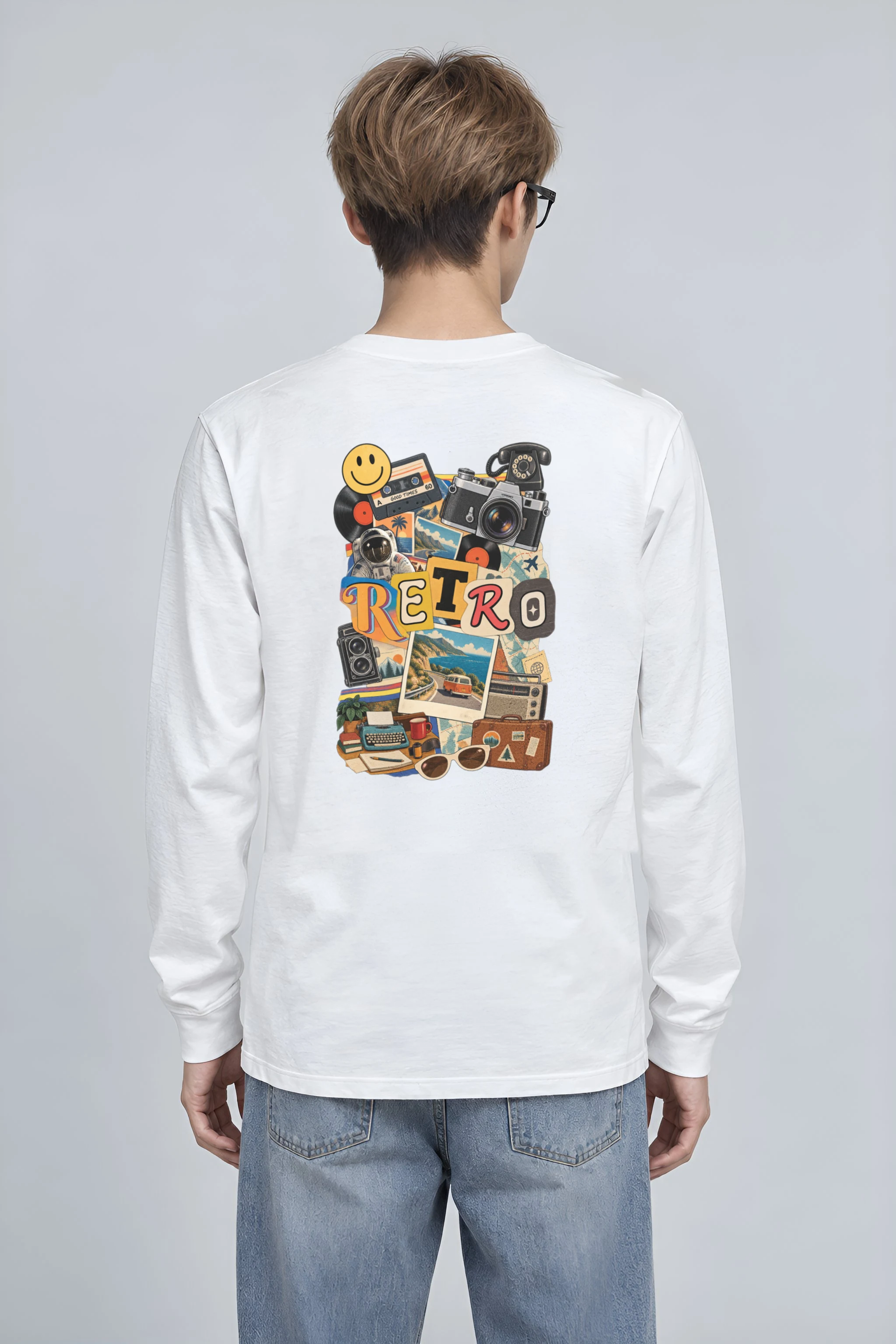 "Retro Good Times" Unisex Longsleeve T-shirt
