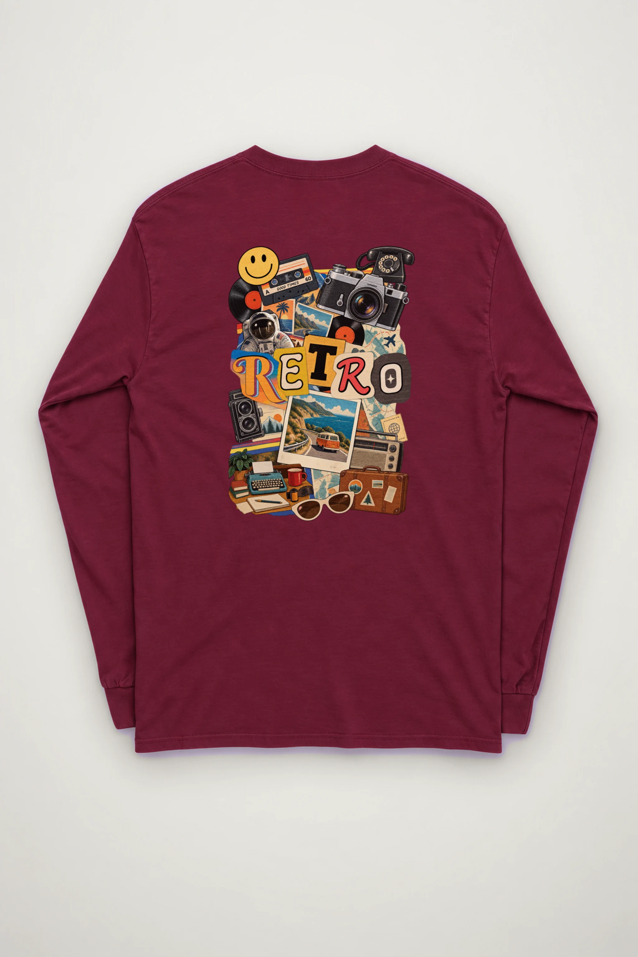 "Retro Good Times" Unisex Longsleeve T-shirt