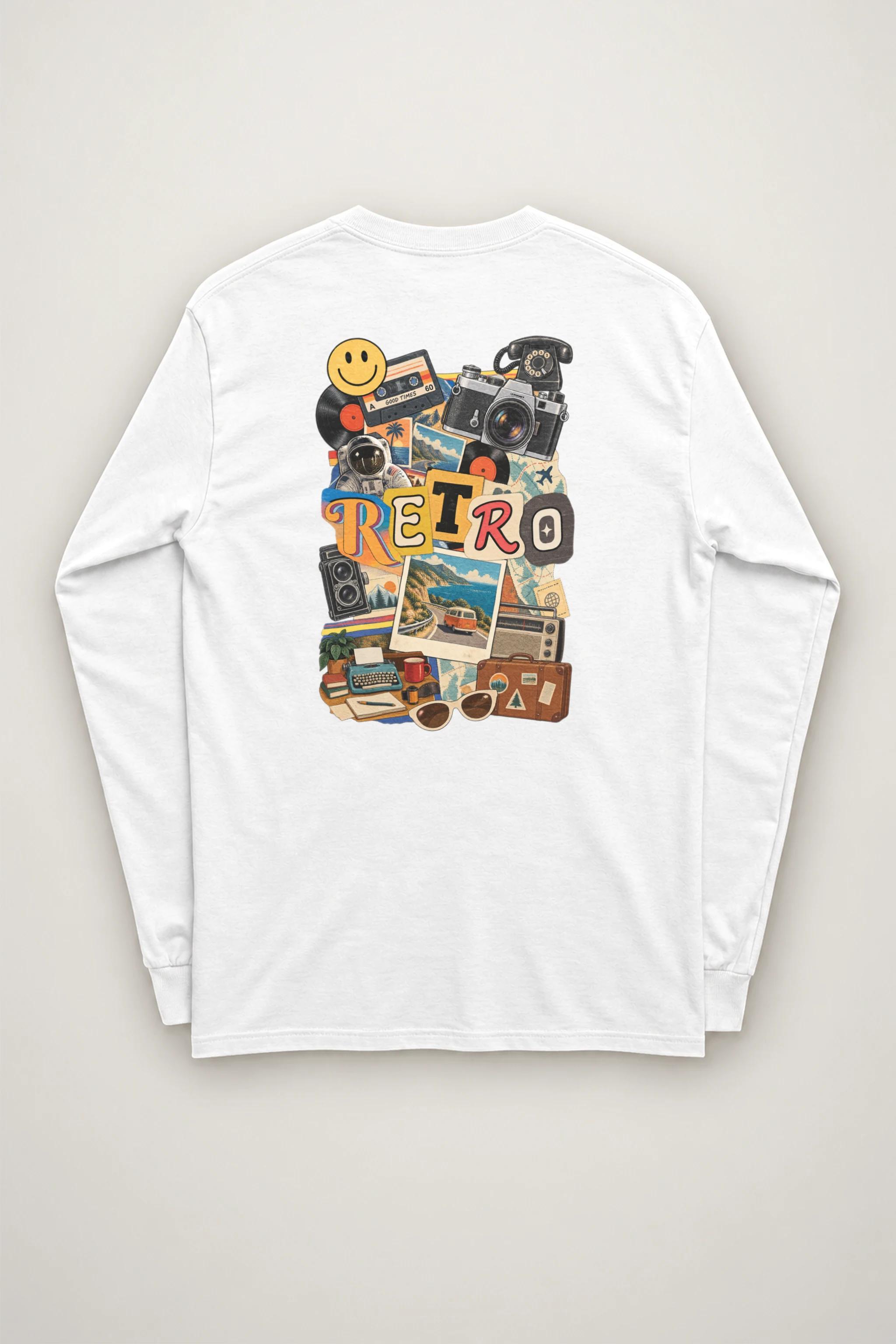 "Retro Good Times" Unisex Longsleeve T-shirt