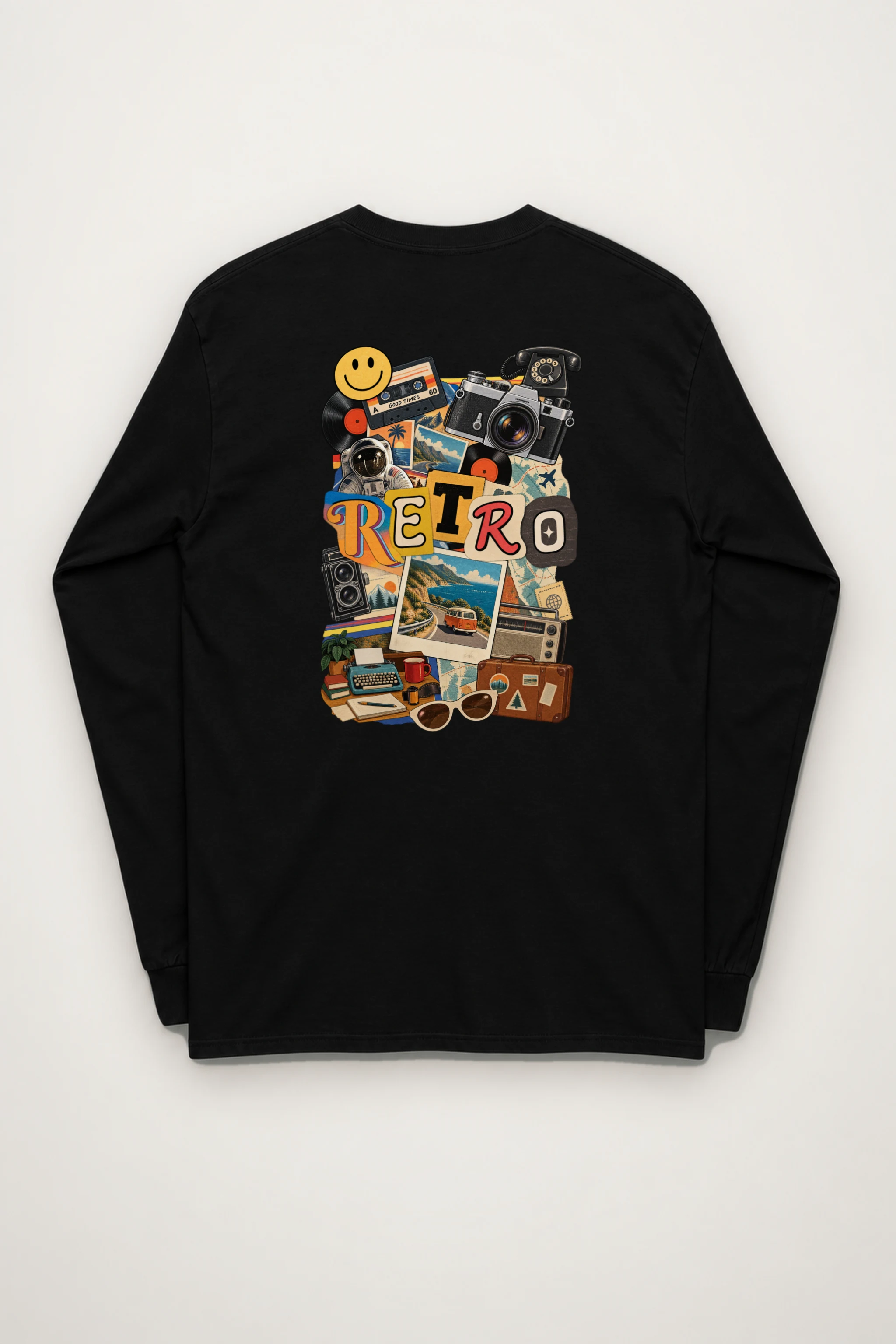 "Retro Good Times" Unisex Longsleeve T-shirt