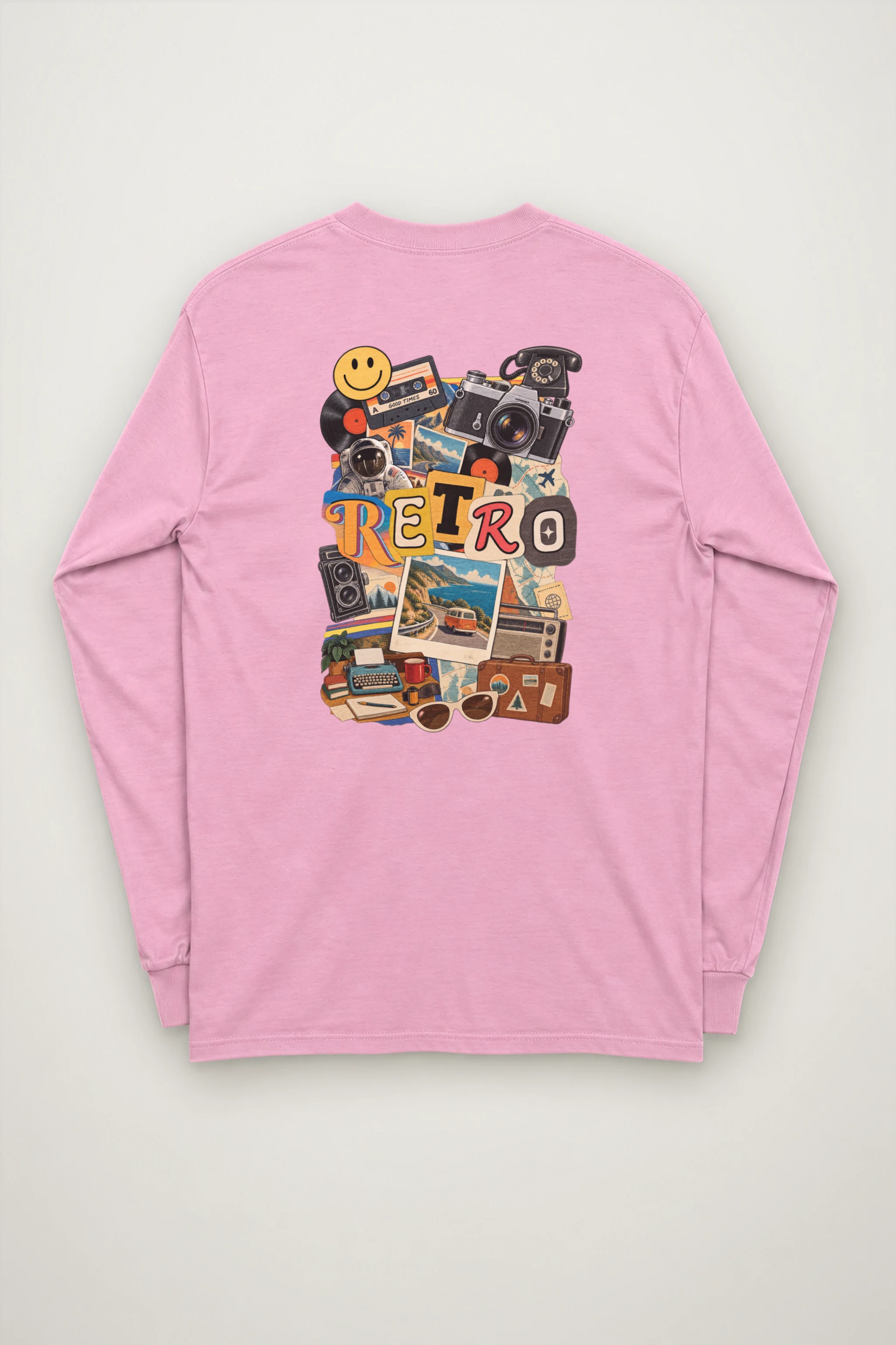 "Retro Good Times" Unisex Longsleeve T-shirt