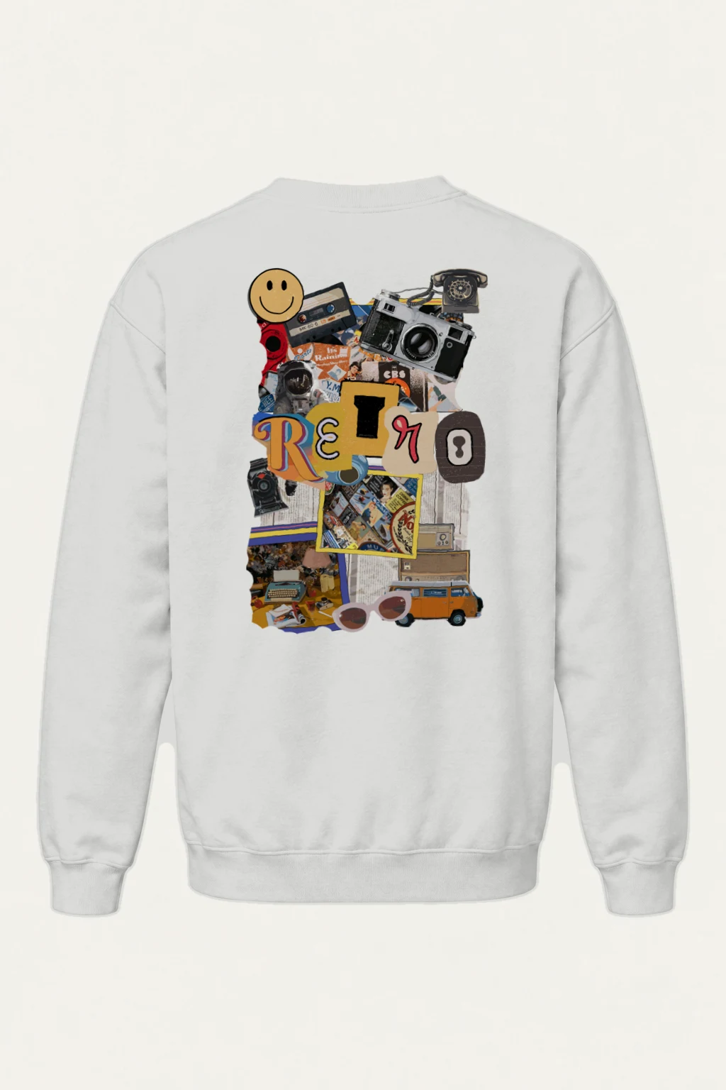 "Retro Mix 60" Heavy Blend Unisex Crewneck Sweatshirt | Gildan 18000