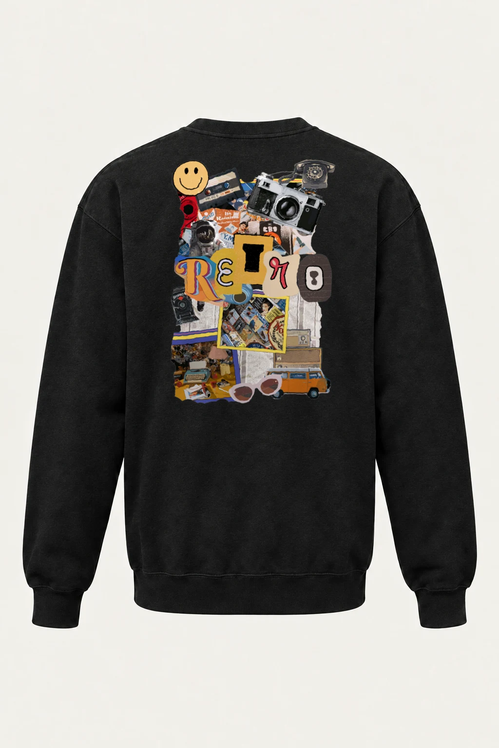 "Retro Mix 60" Heavy Blend Unisex Crewneck Sweatshirt | Gildan 18000
