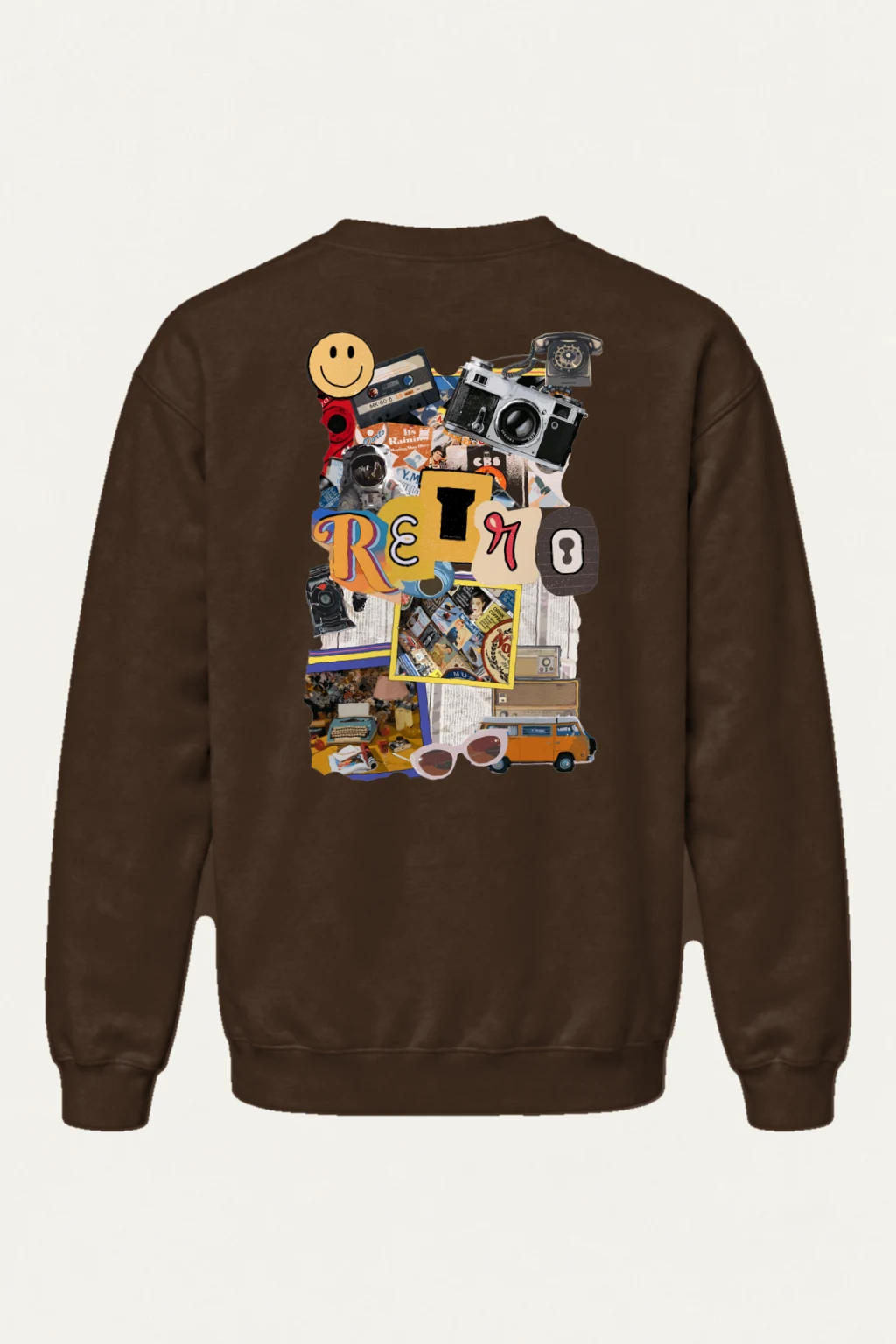 "Retro Mix 60" Heavy Blend Unisex Crewneck Sweatshirt | Gildan 18000