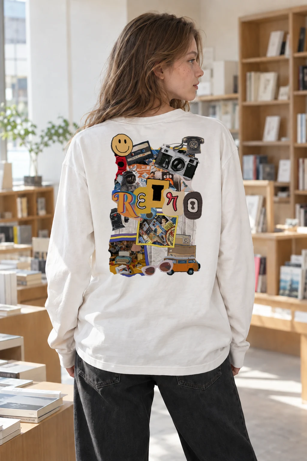 "Retro Mix" Unisex Longsleeve T-shirt | Gildan 2400