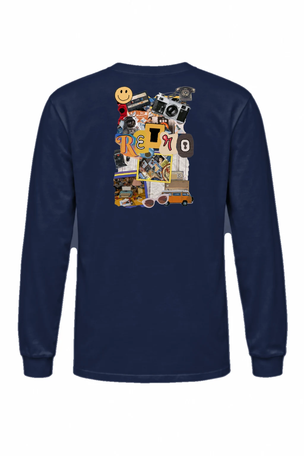 "Retro Mix" Unisex Longsleeve T-shirt | Gildan 2400