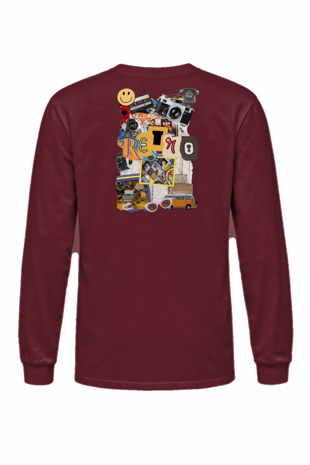 "Retro Mix" Unisex Longsleeve T-shirt | Gildan 2400