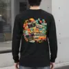 "Retro Signal Collage" Unisex Longsleeve T-shirt