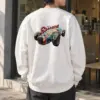 "Retro Speed" Heavy Blend Unisex Crewneck Sweatshirt | Gildan 18000