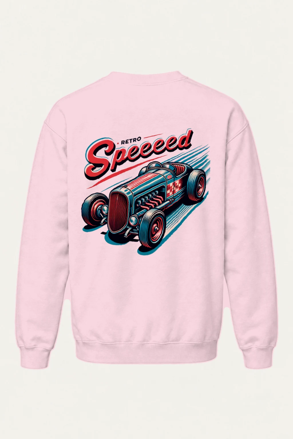 "Retro Speed" Heavy Blend Unisex Crewneck Sweatshirt | Gildan 18000