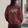 "Retro Speed Racer" Heavy Blend Unisex Crewneck Sweatshirt | Gildan 18000