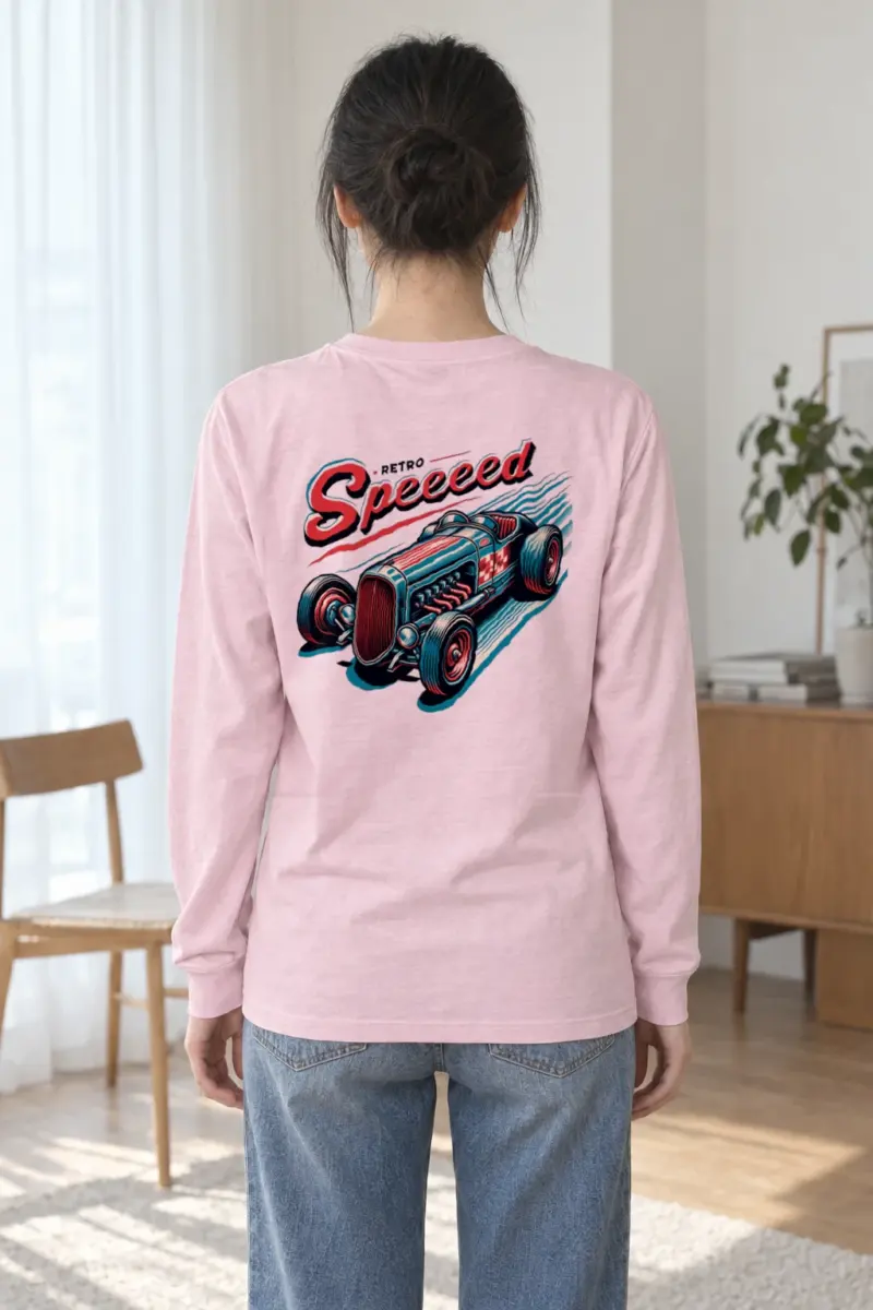 "Retro Speed" Unisex Longsleeve T-shirt