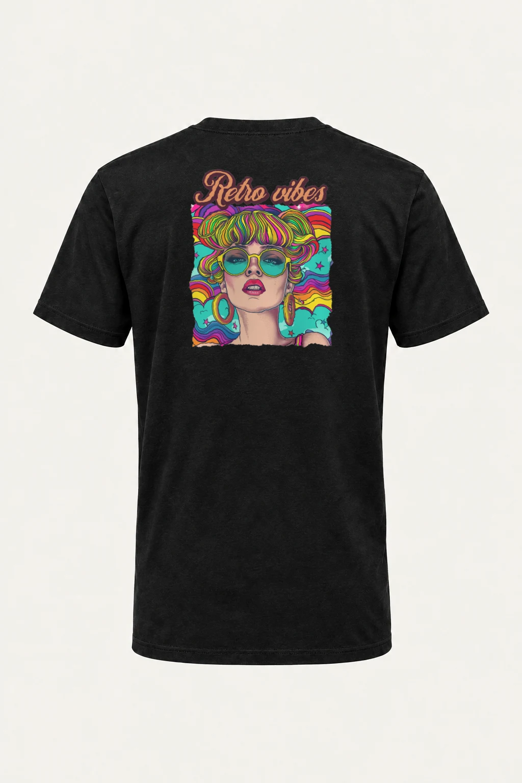 "Retro Vibes" Heavyweight Unisex Crewneck T-shirt | Gildan 5000