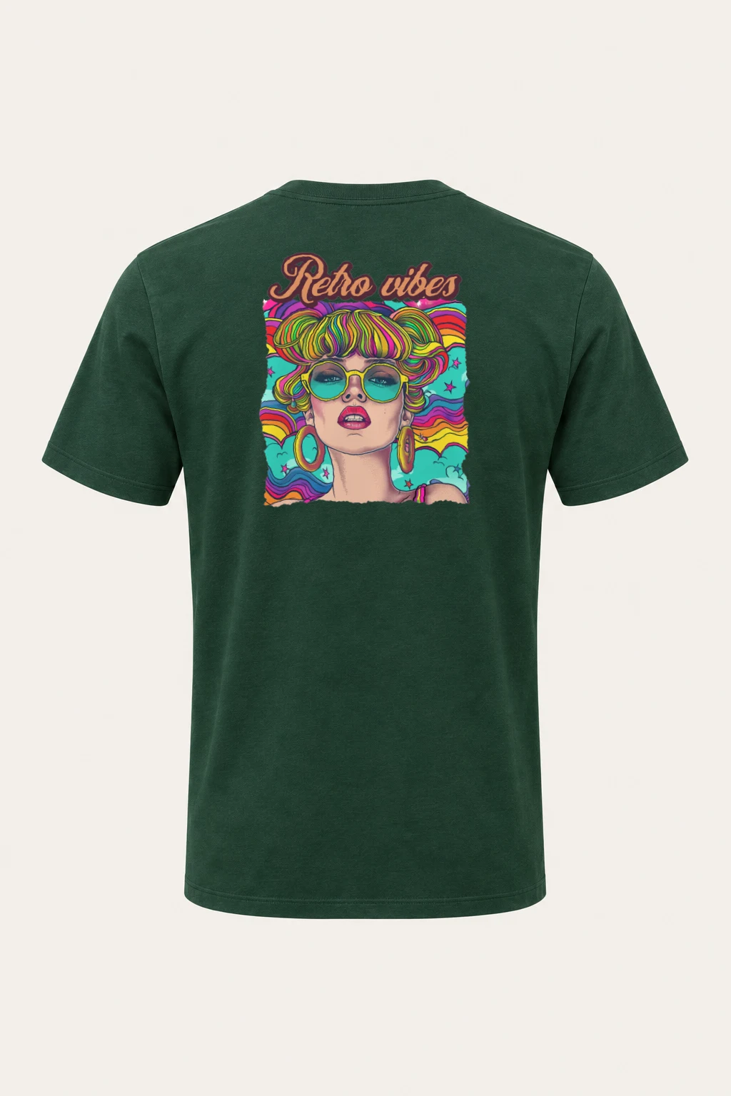 "Retro Vibes" Heavyweight Unisex Crewneck T-shirt | Gildan 5000