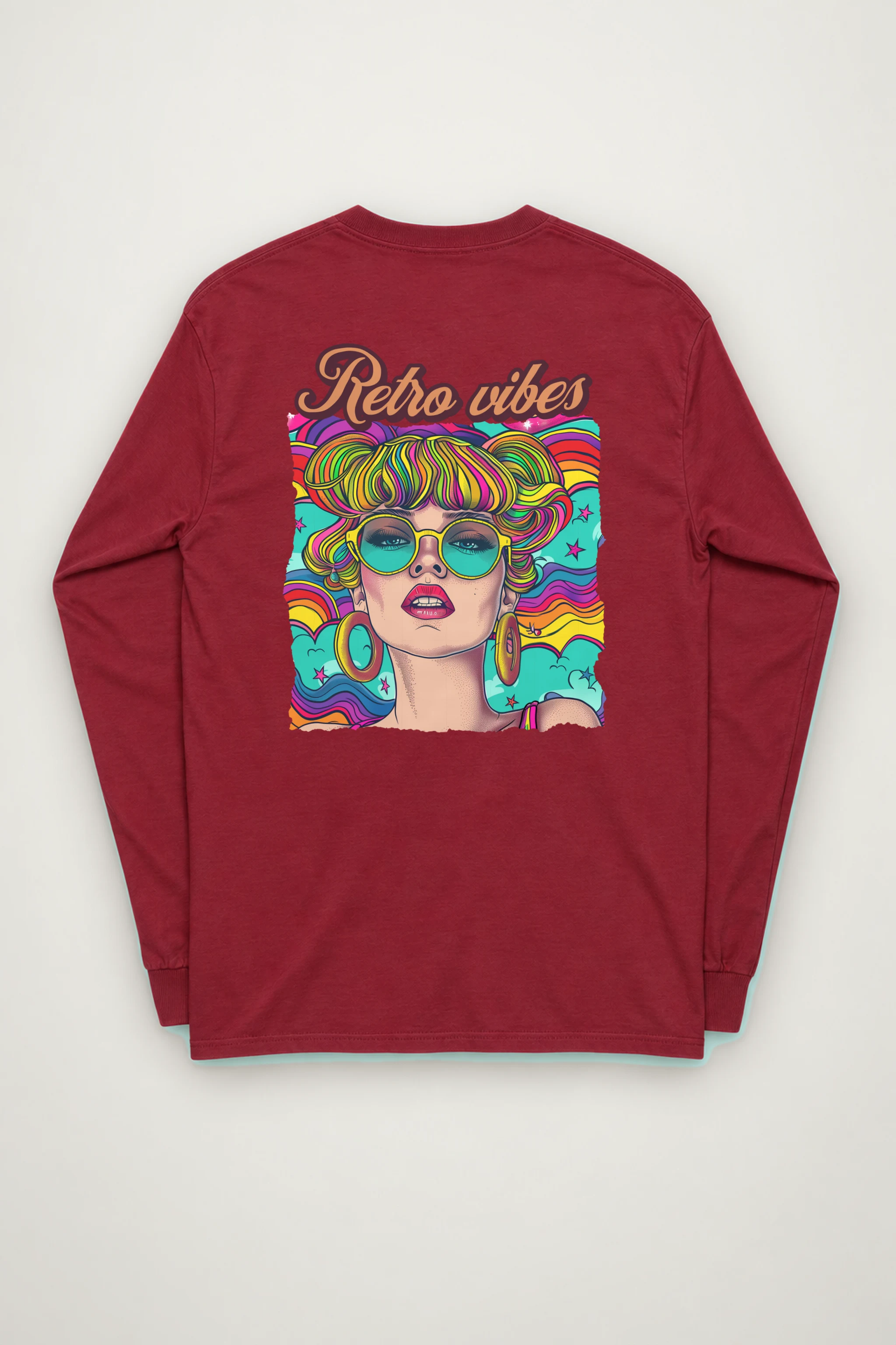 "Retro Vibes" Unisex Longsleeve T-shirt