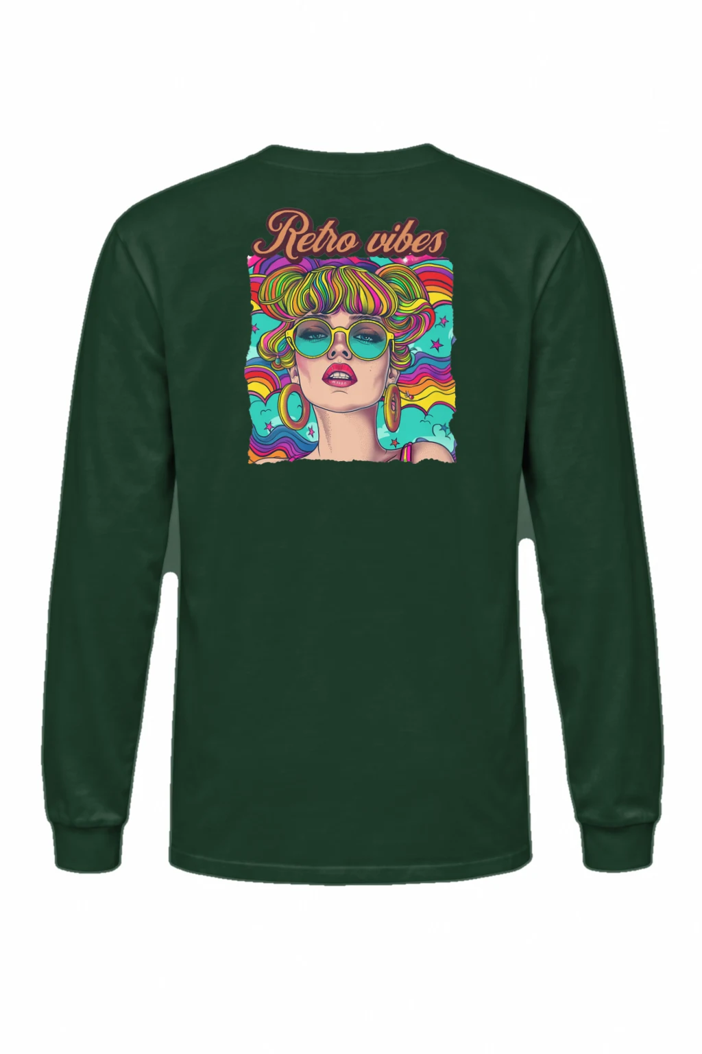 "Retro Vibes" Unisex Longsleeve T-shirt | Gildan 2400
