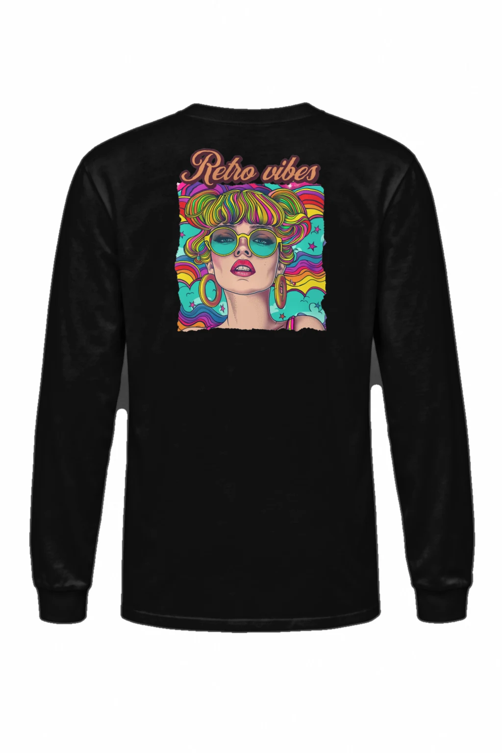 "Retro Vibes" Unisex Longsleeve T-shirt | Gildan 2400