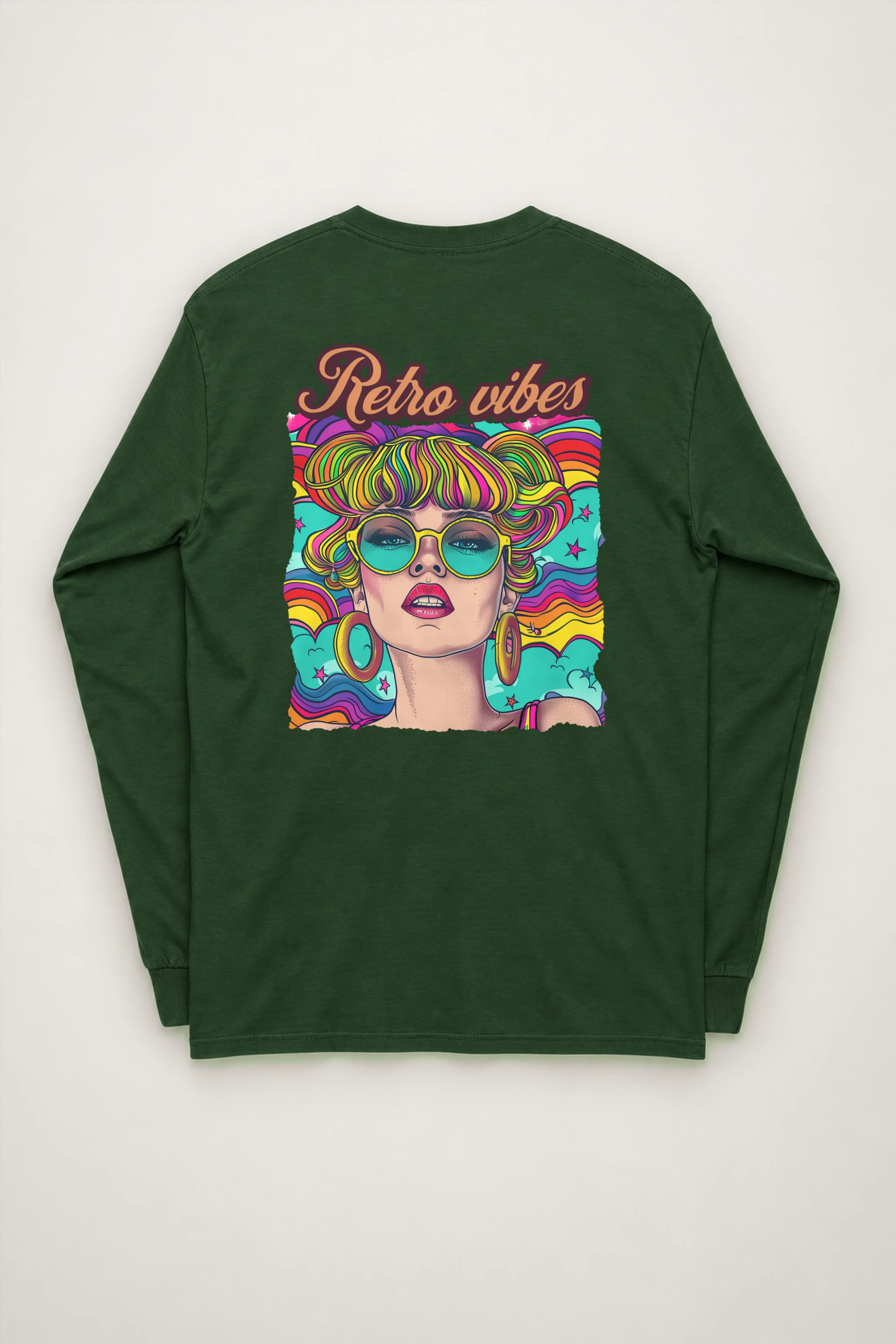 "Retro Vibes" Unisex Longsleeve T-shirt