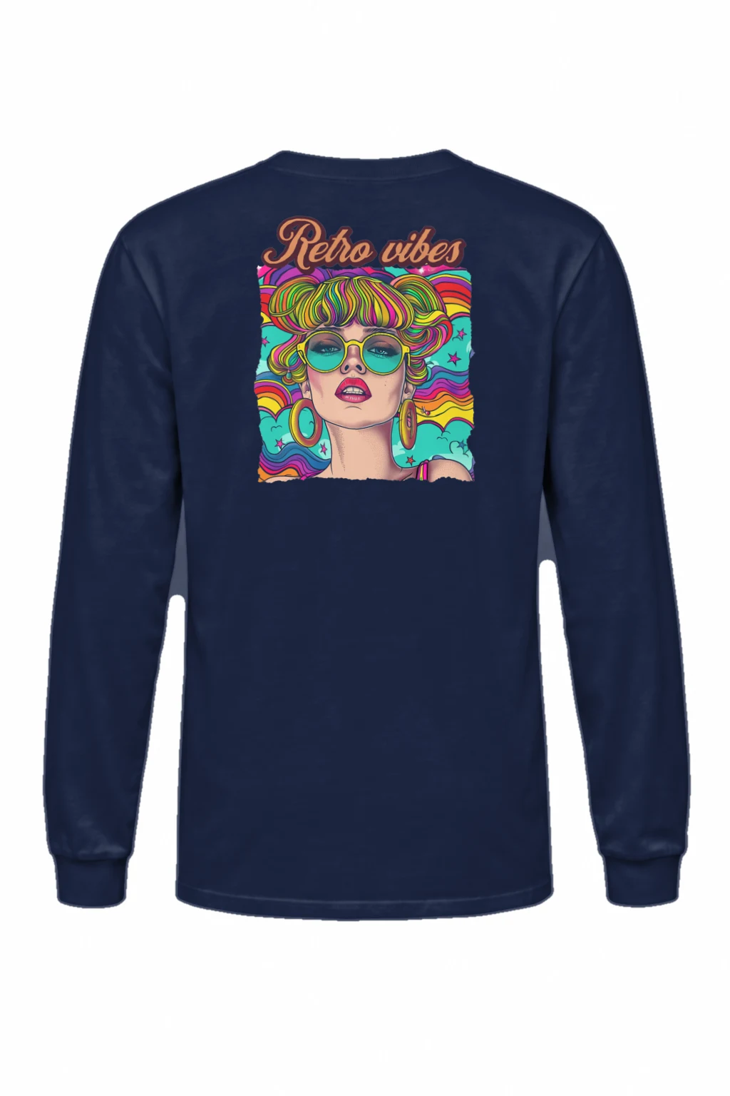 "Retro Vibes" Unisex Longsleeve T-shirt | Gildan 2400