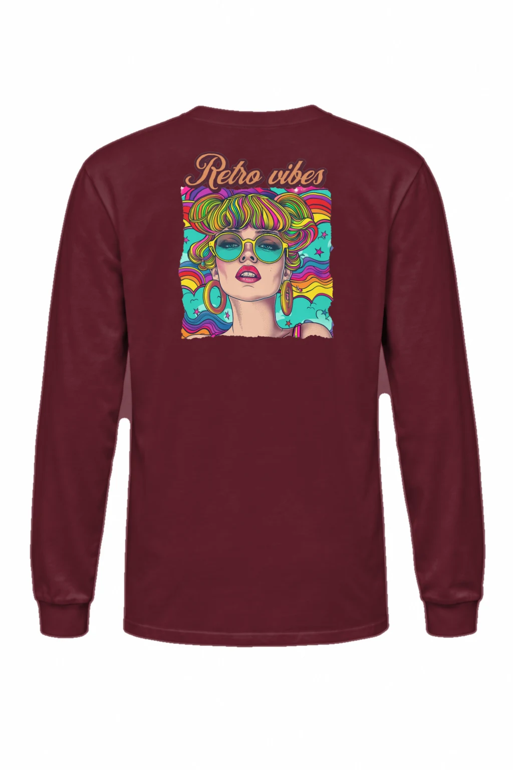 "Retro Vibes" Unisex Longsleeve T-shirt | Gildan 2400