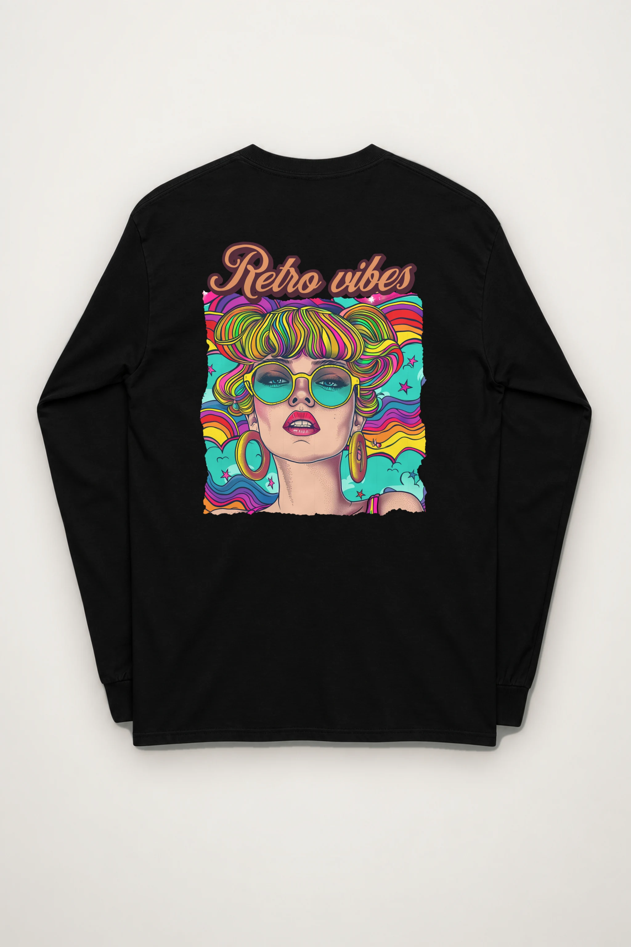 "Retro Vibes" Unisex Longsleeve T-shirt