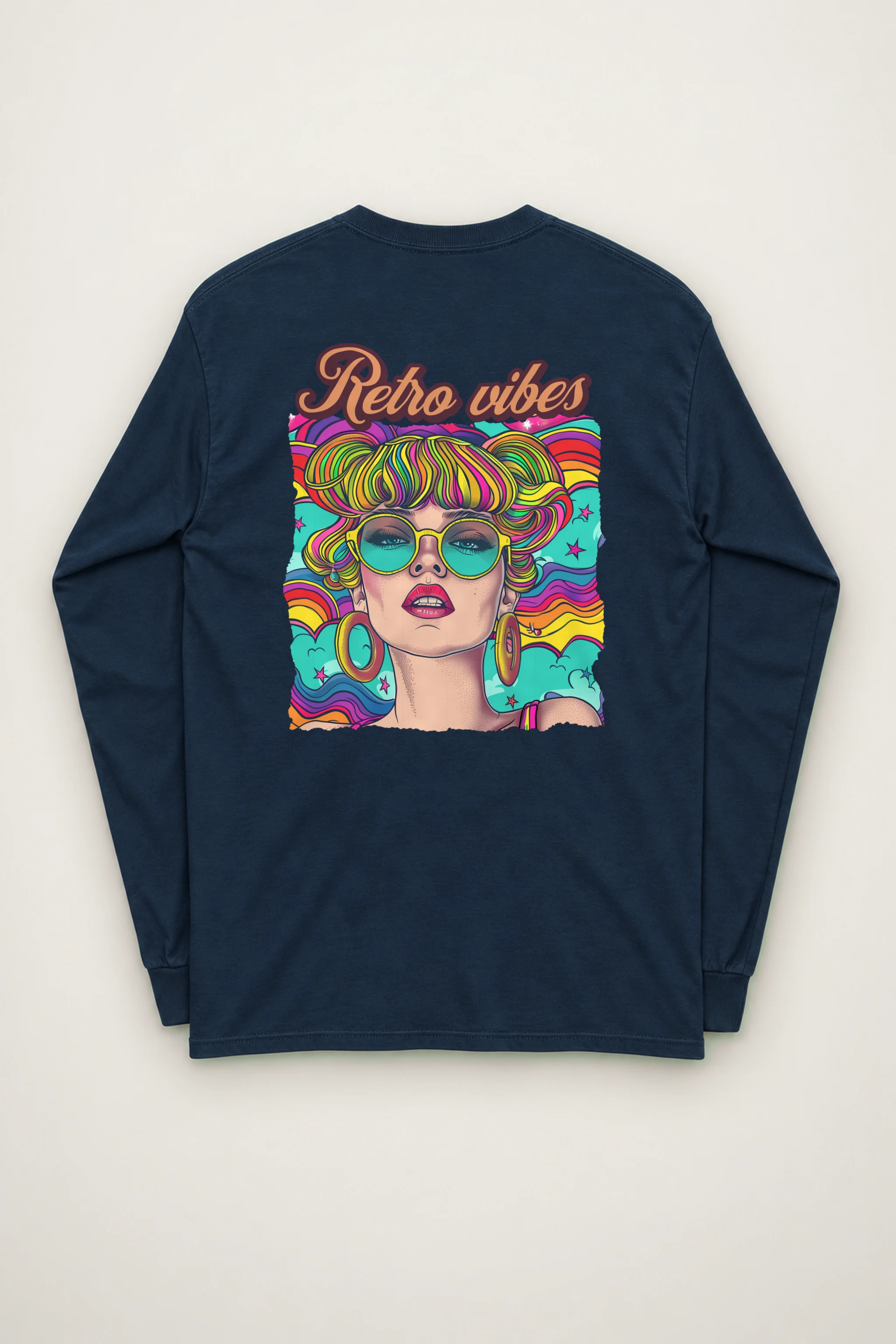 "Retro Vibes" Unisex Longsleeve T-shirt