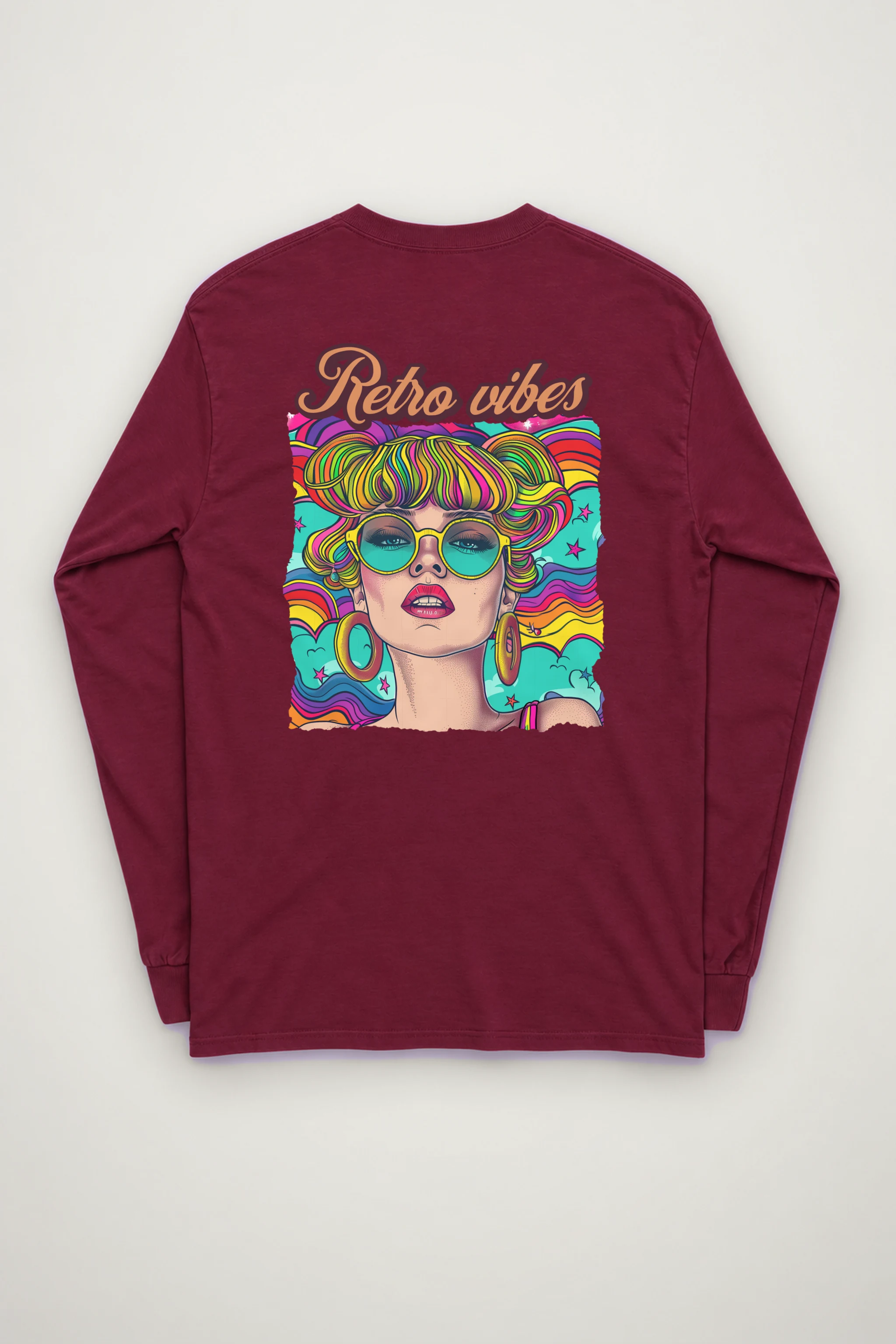 "Retro Vibes" Unisex Longsleeve T-shirt