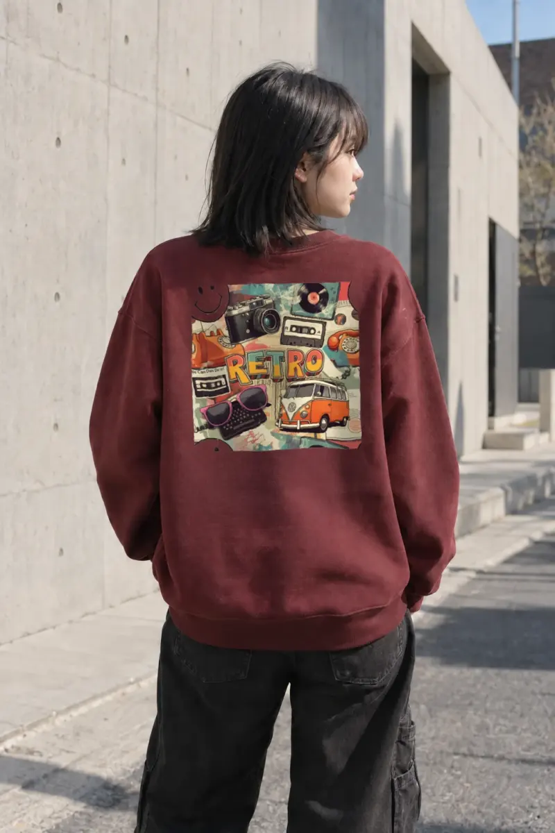 "Retro We Can Do It" Heavy Blend Unisex Crewneck Sweatshirt | Gildan 18000