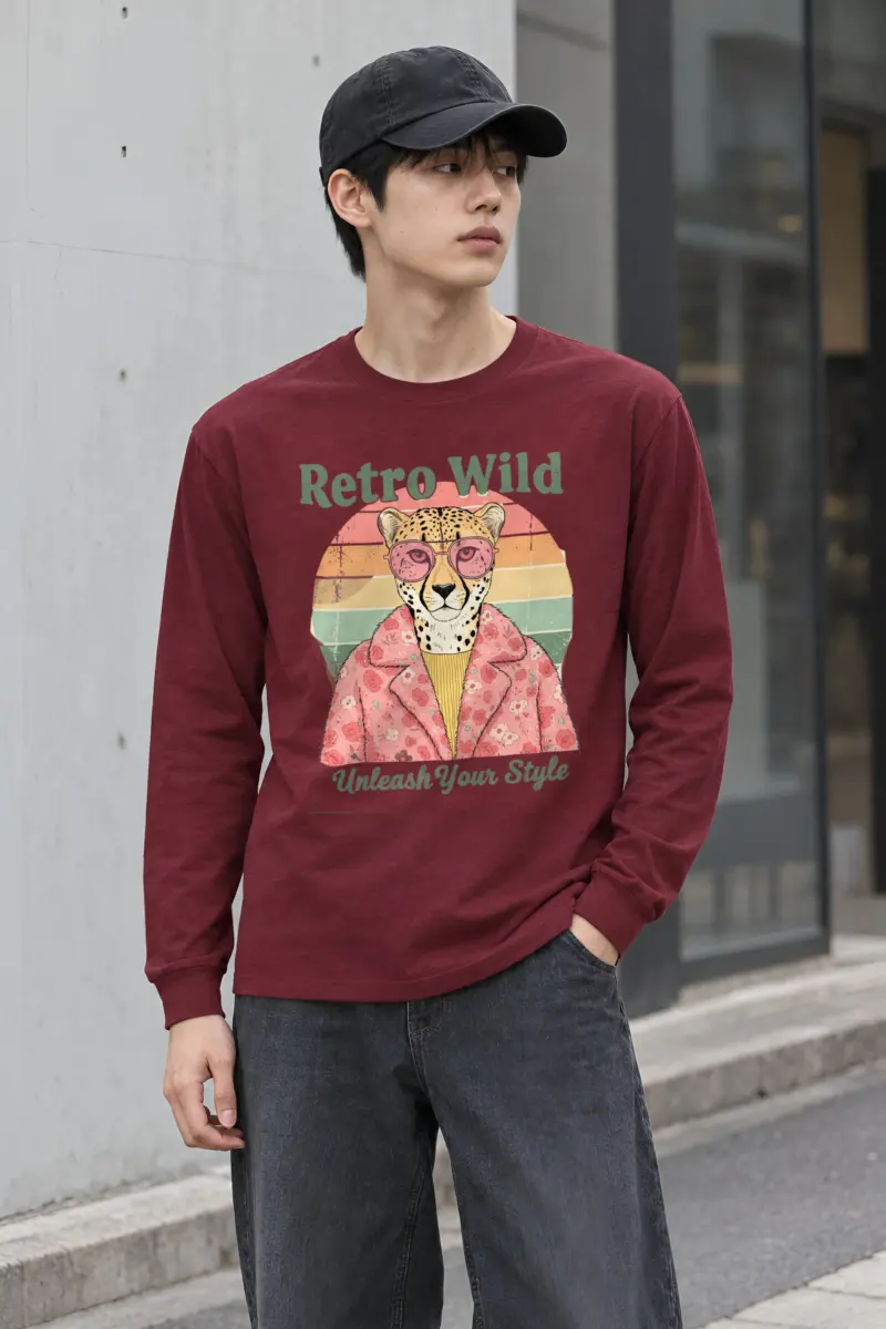 "Retro Wild" Unisex Longsleeve T-shirt