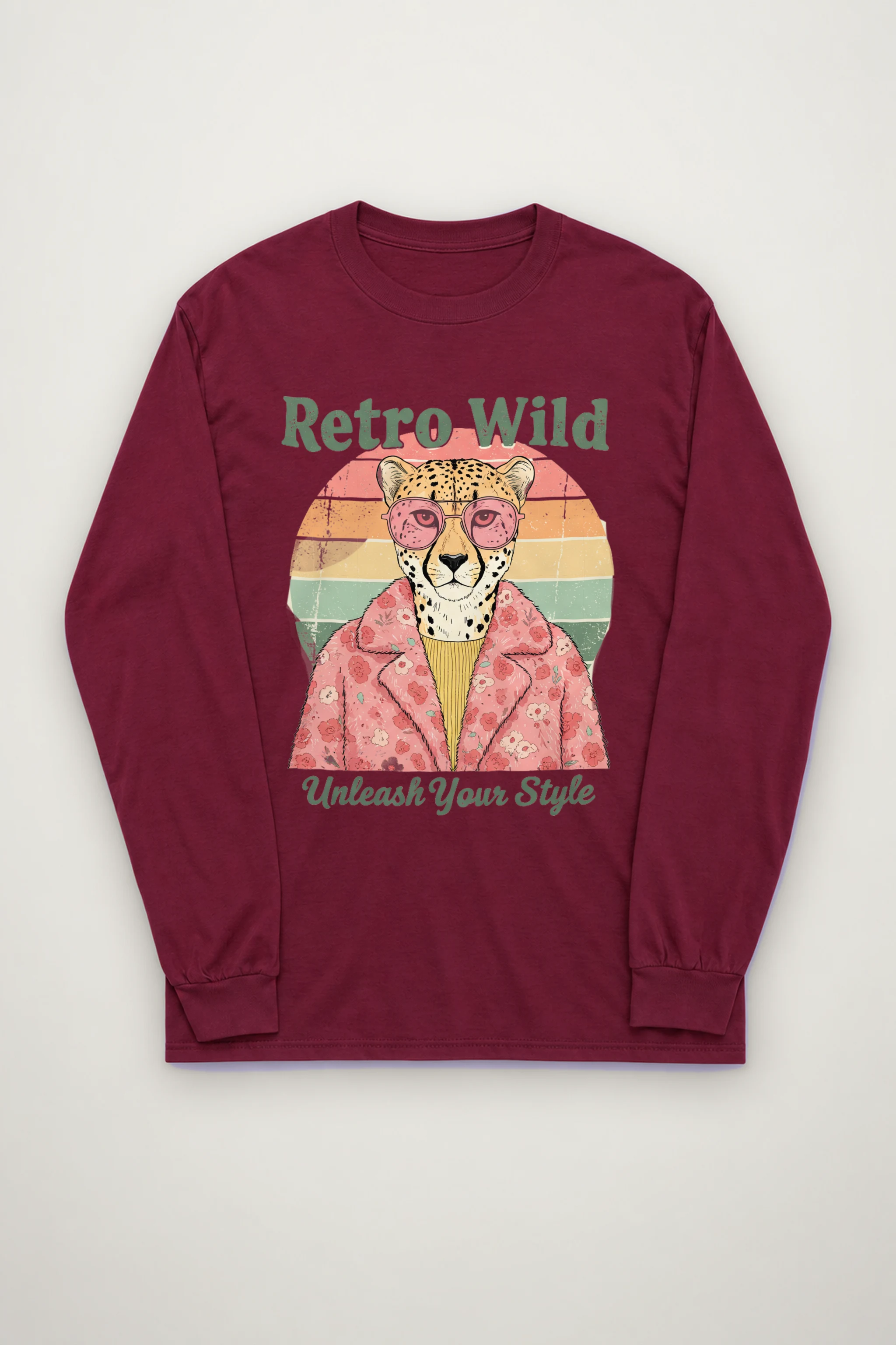 "Retro Wild" Unisex Longsleeve T-shirt