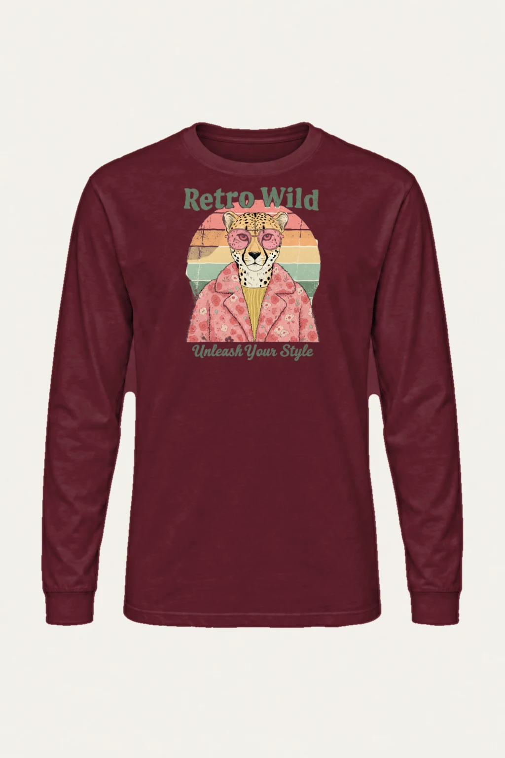 "Retro Wild" Unisex Longsleeve T-shirt | Gildan 2400