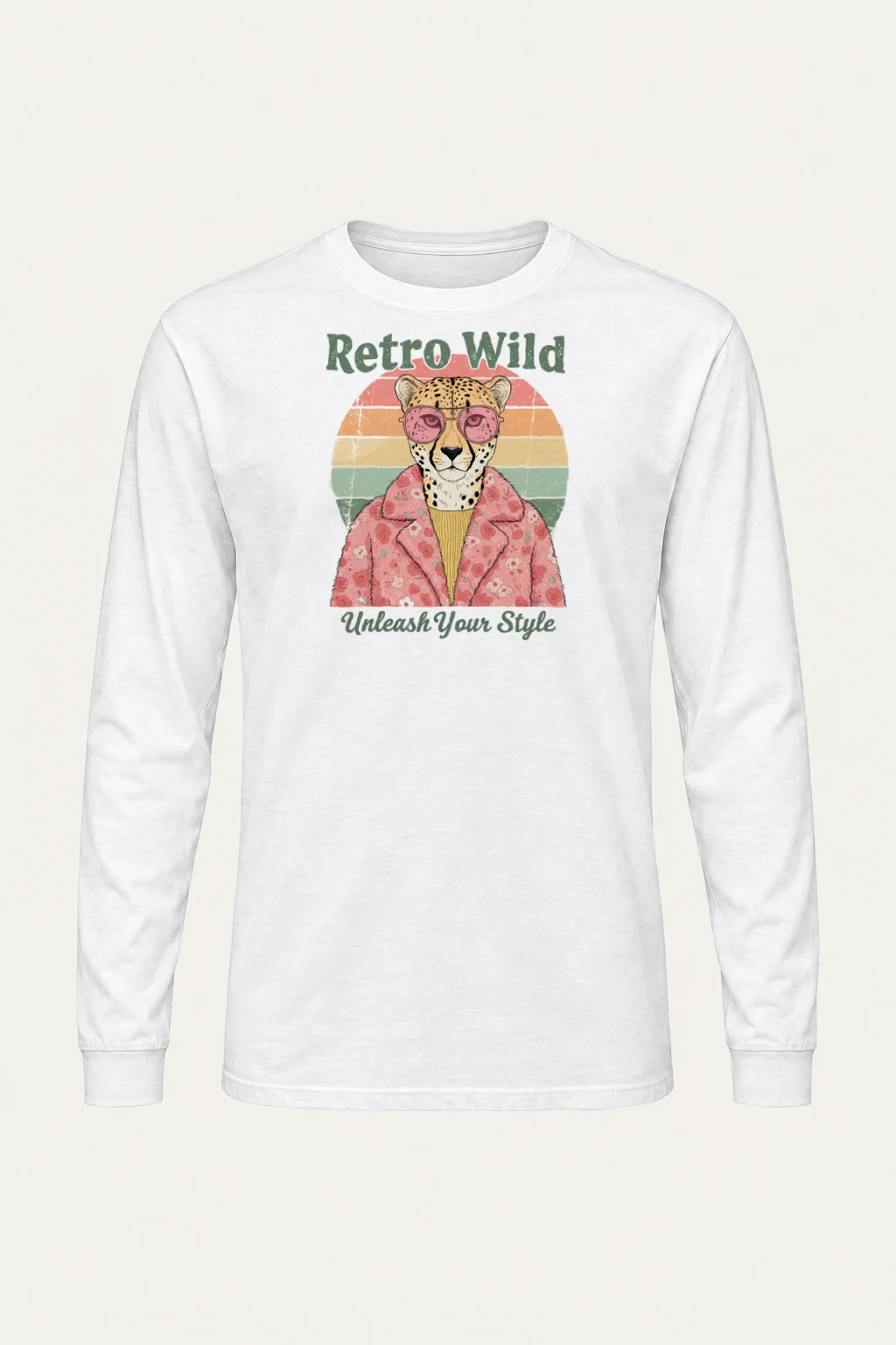 "Retro Wild" Unisex Longsleeve T-shirt | Gildan 2400