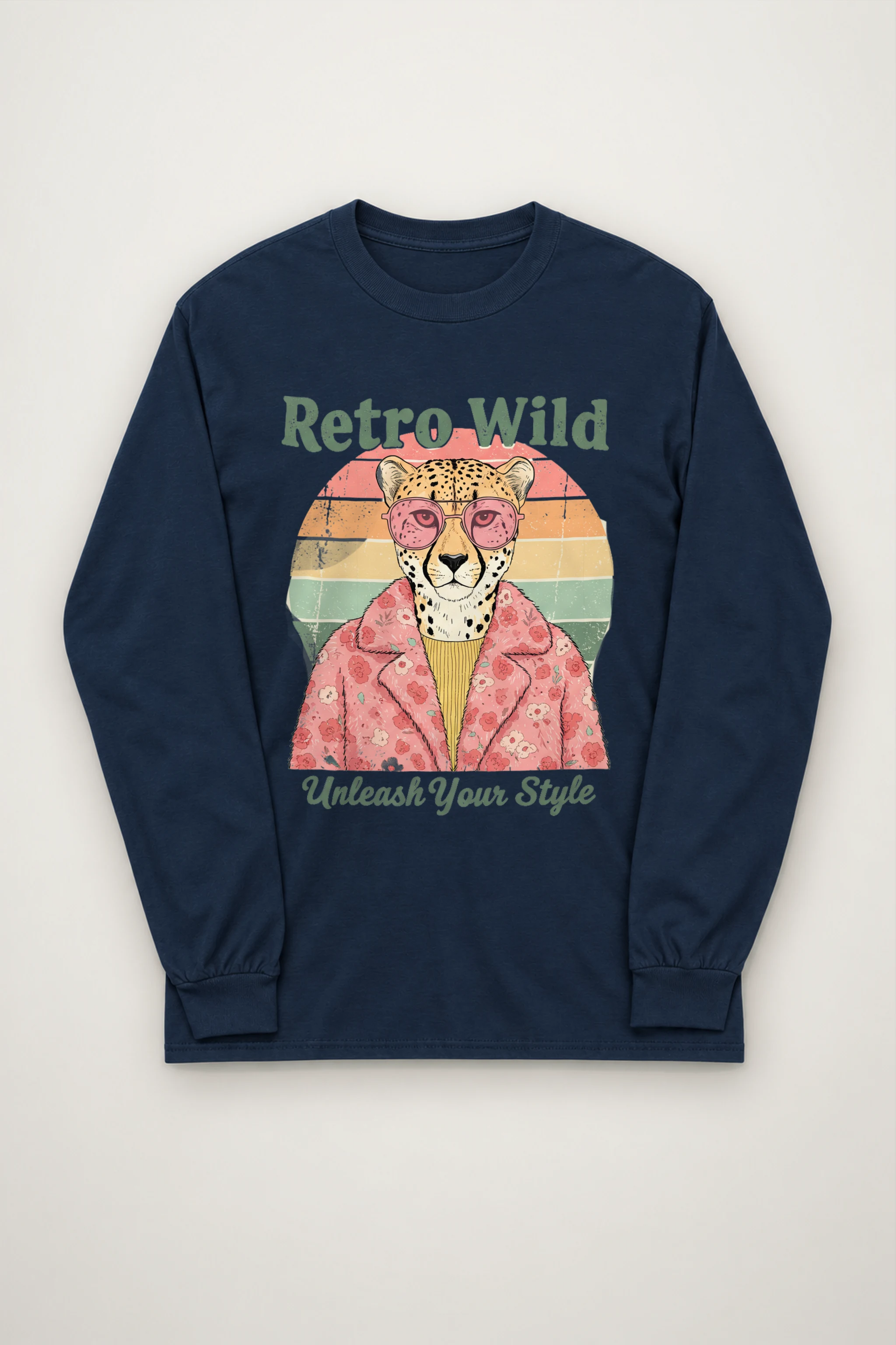 "Retro Wild" Unisex Longsleeve T-shirt