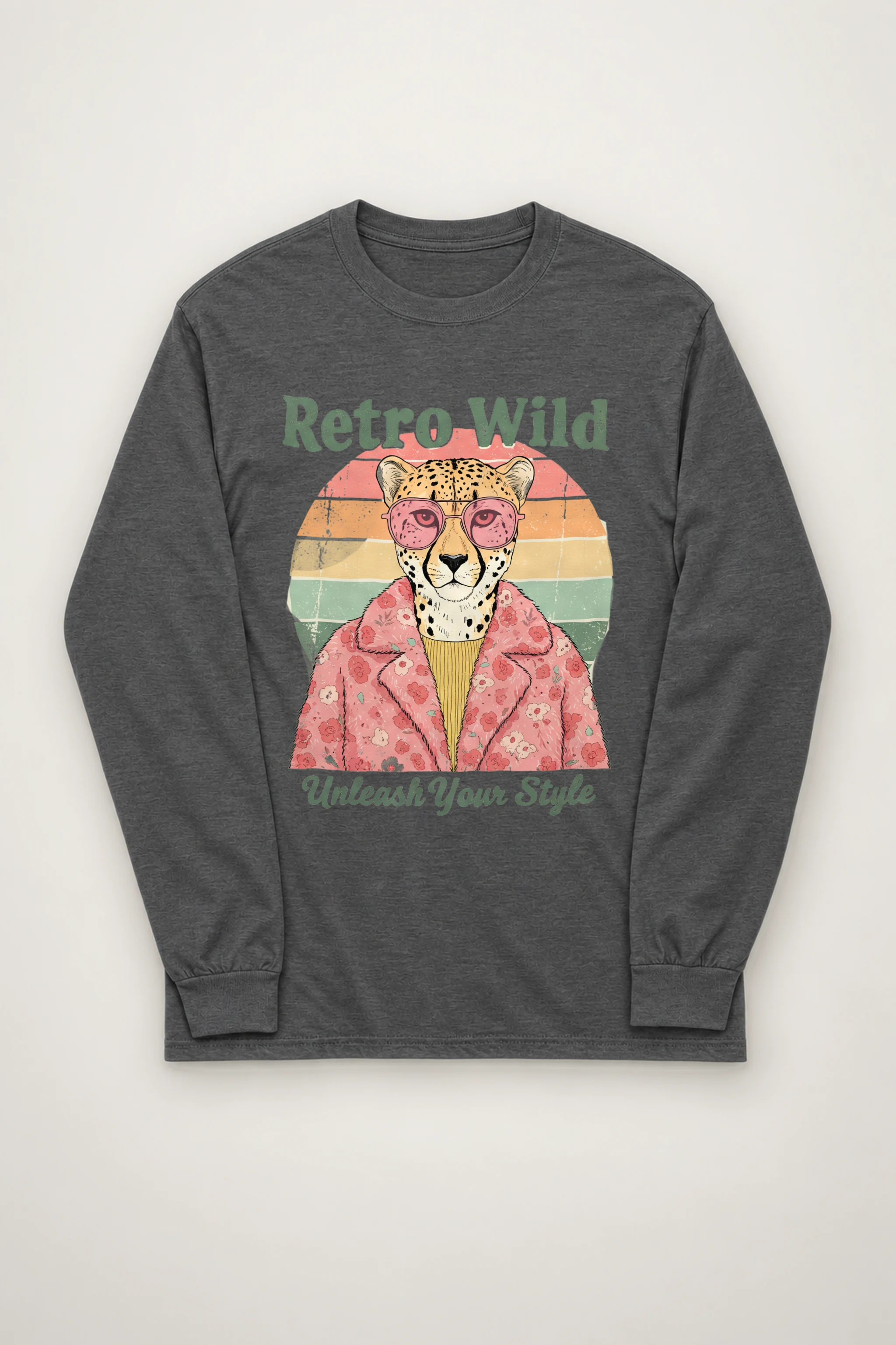 "Retro Wild" Unisex Longsleeve T-shirt
