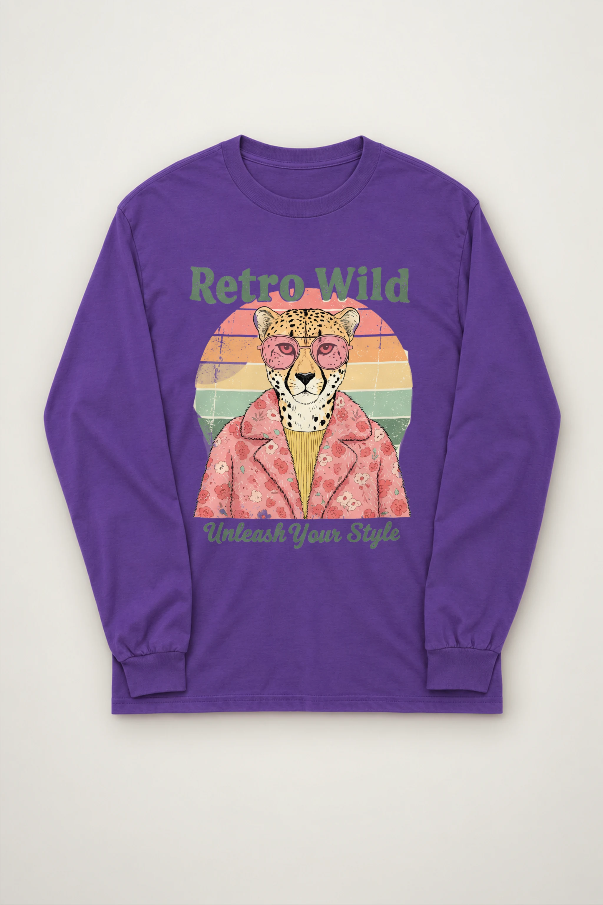 "Retro Wild" Unisex Longsleeve T-shirt