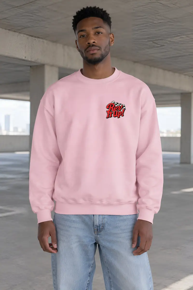 "Rev It Up" Heavy Blend Unisex Crewneck Sweatshirt