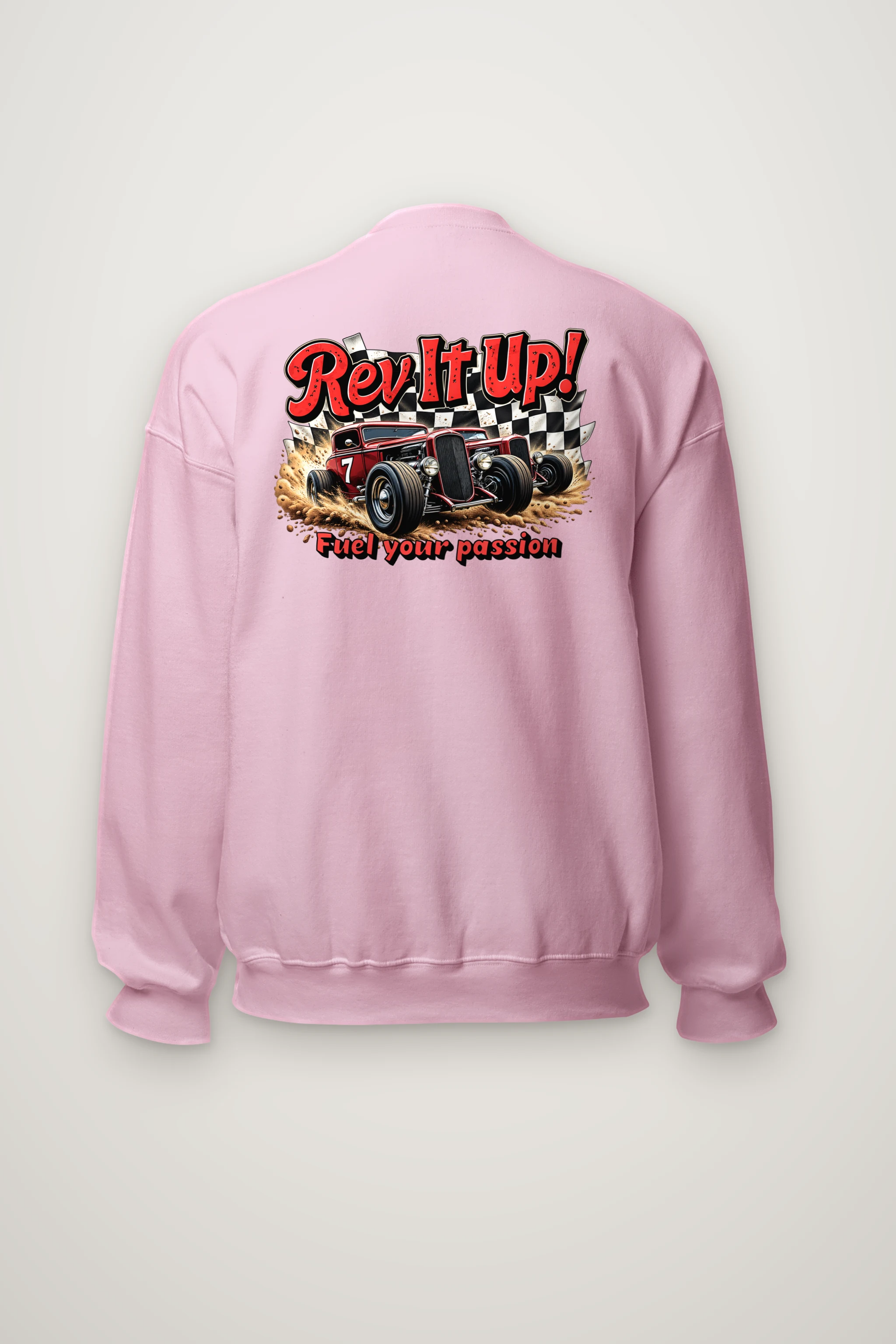 "Rev It Up" Heavy Blend Unisex Crewneck Sweatshirt