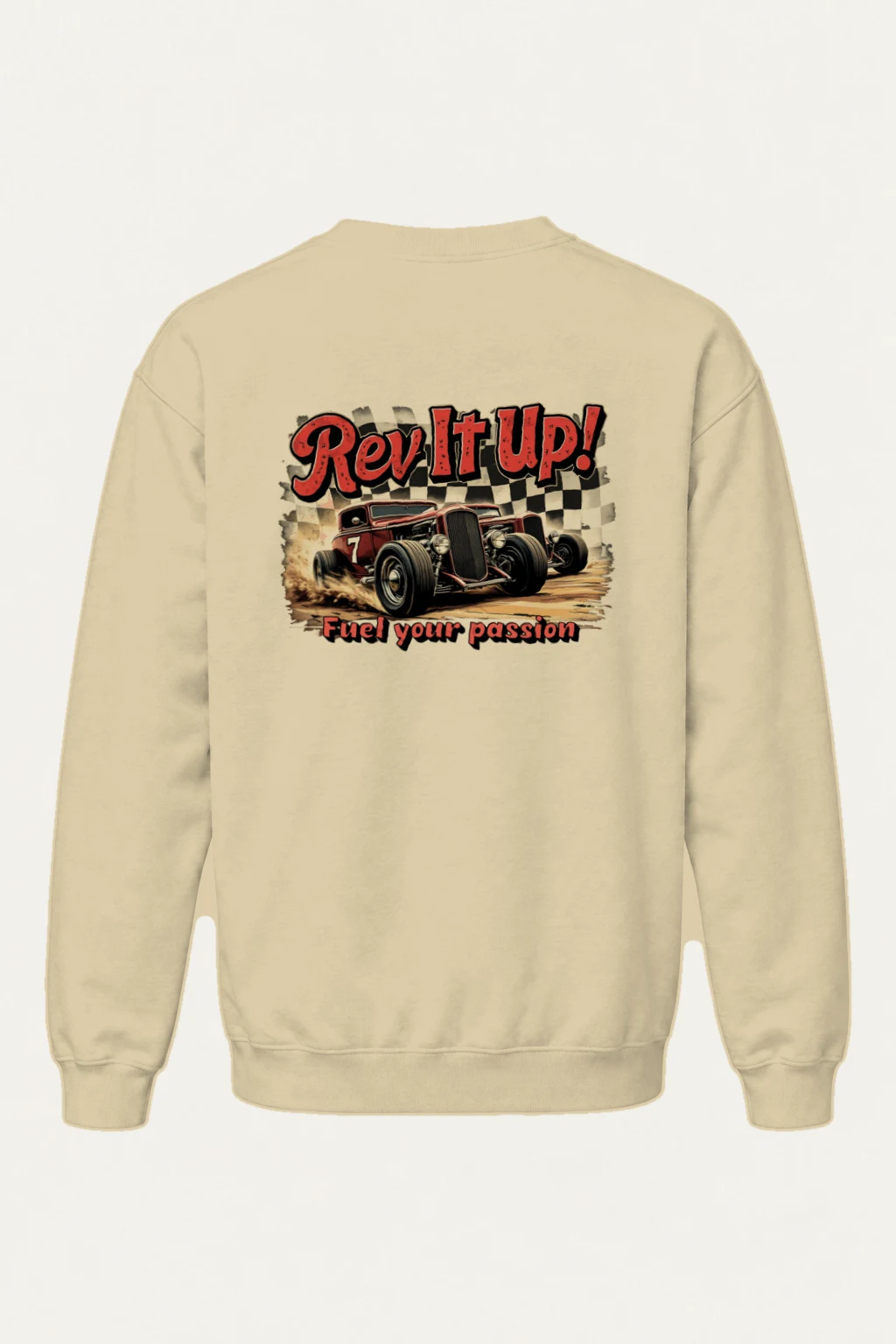 "Rev It Up" Heavy Blend Unisex Crewneck Sweatshirt | Gildan 18000